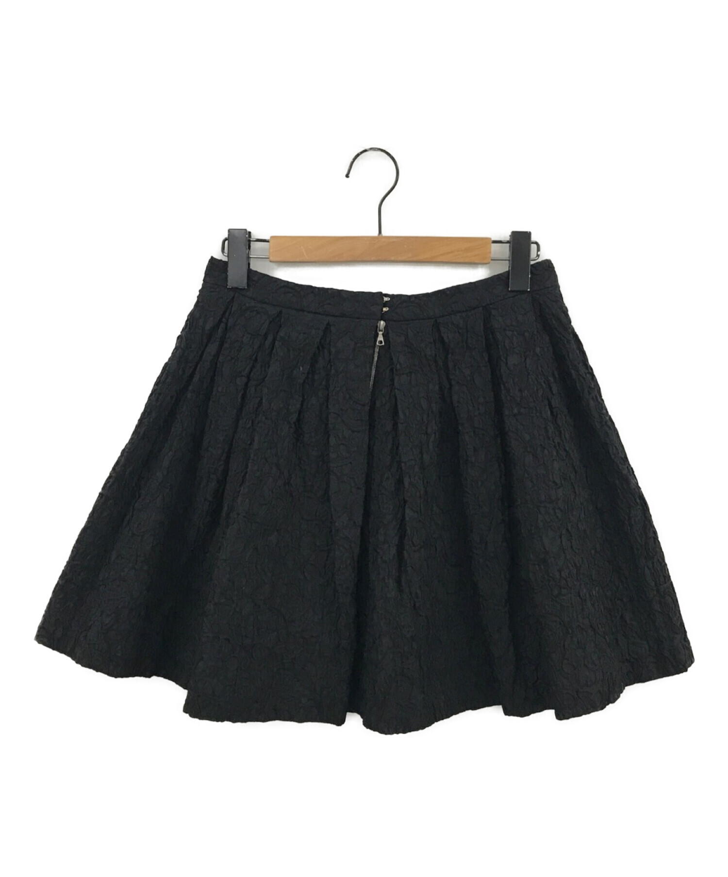DRIES VAN NOTEN (ドリスヴァンノッテン) ショートスカート ブラック サイズ:34