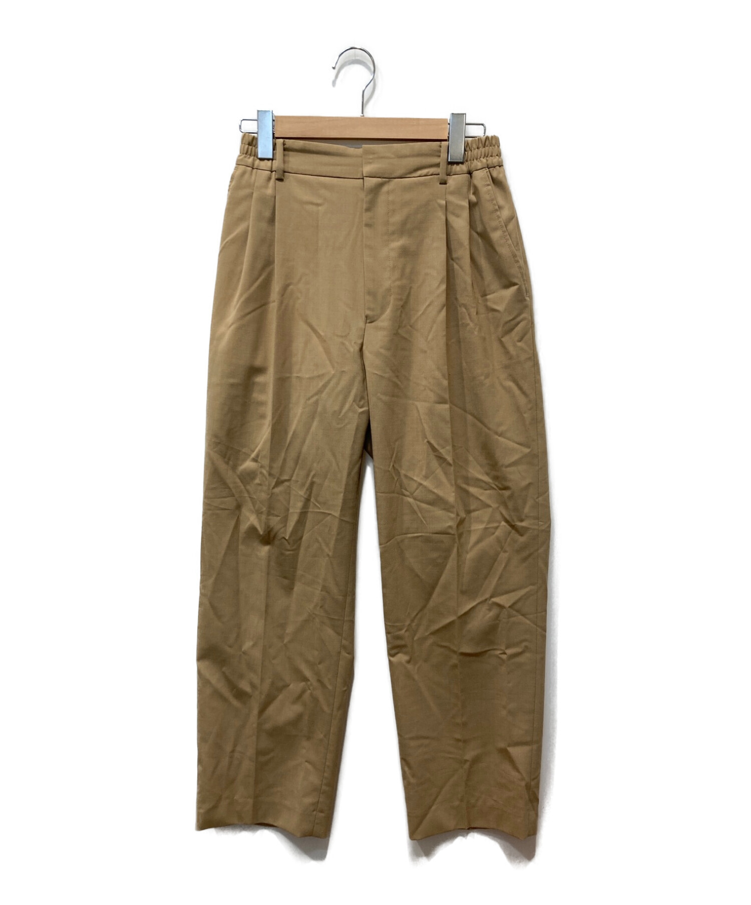 CMMN SWDN (コモンスウェーデン) Jez pleat trouser rust ベージュ サイズ:46