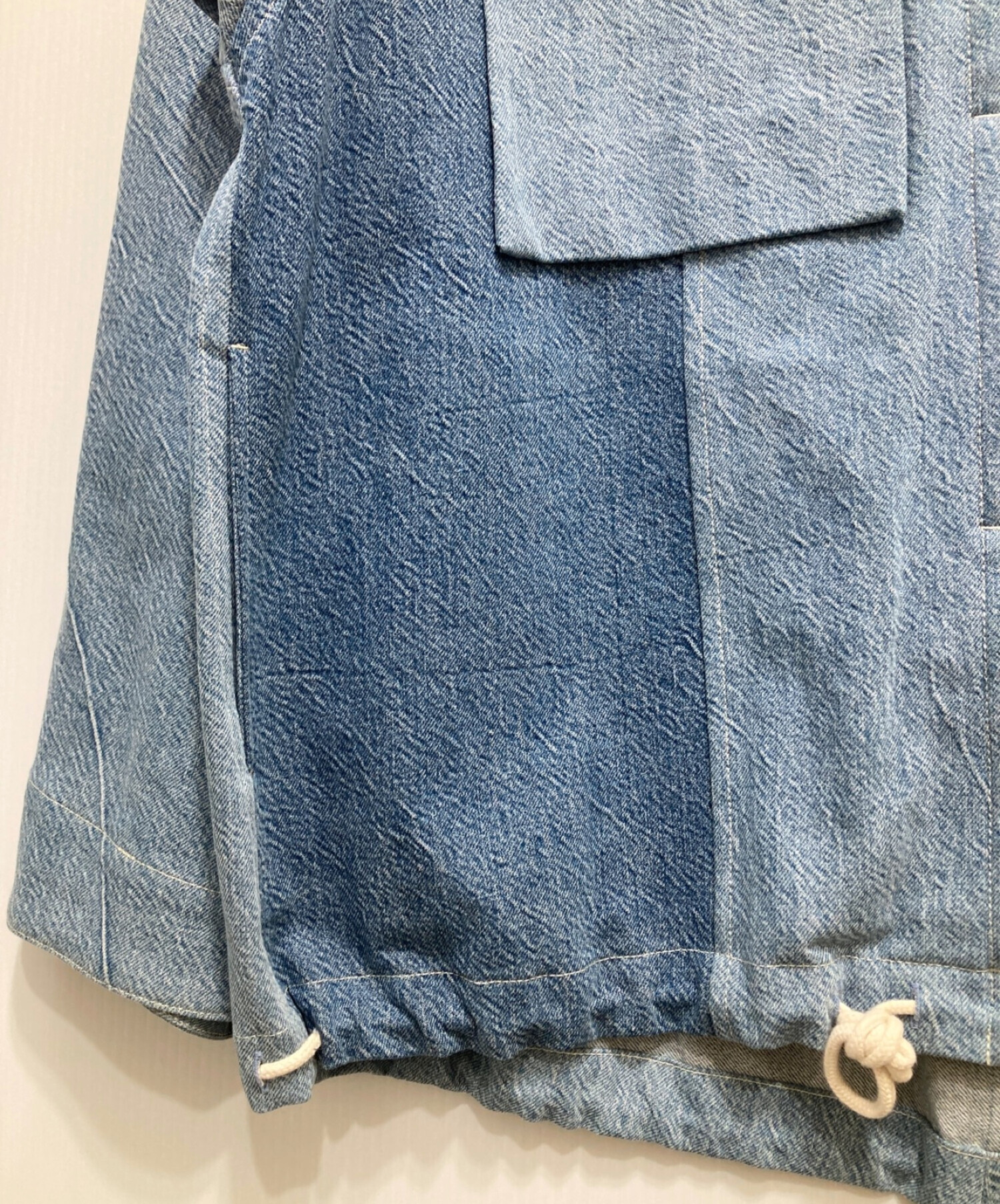 中古・古着通販】KURO (クロ) REMAKE DENIM PARKA BLOUSON インディゴ