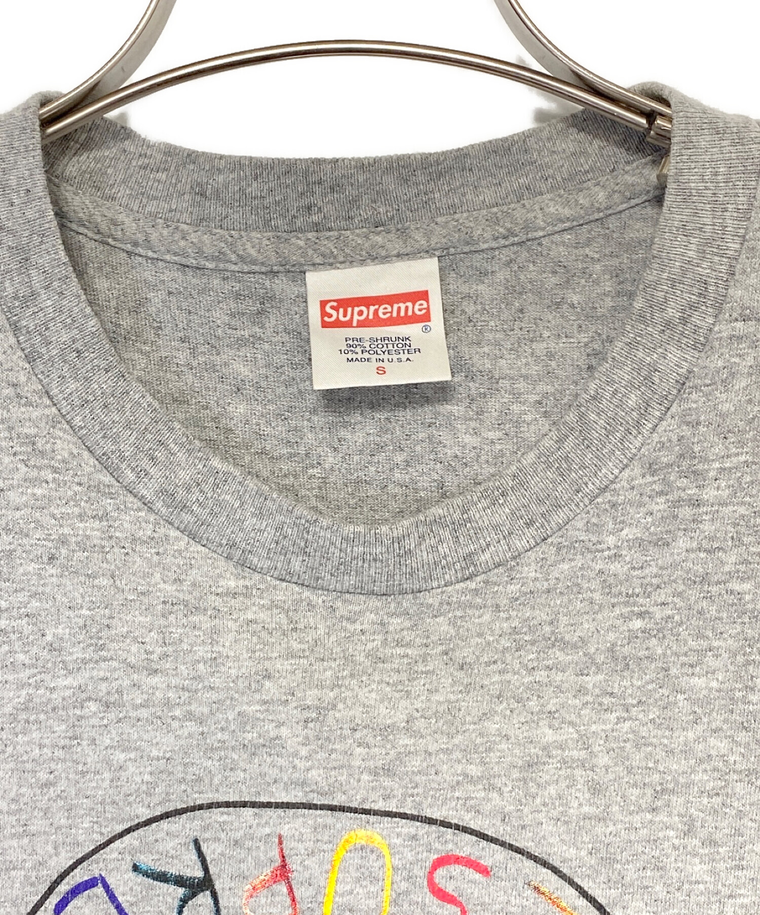 Supreme (シュプリーム) Joe Roberts Swirl Tee グレー サイズ:S