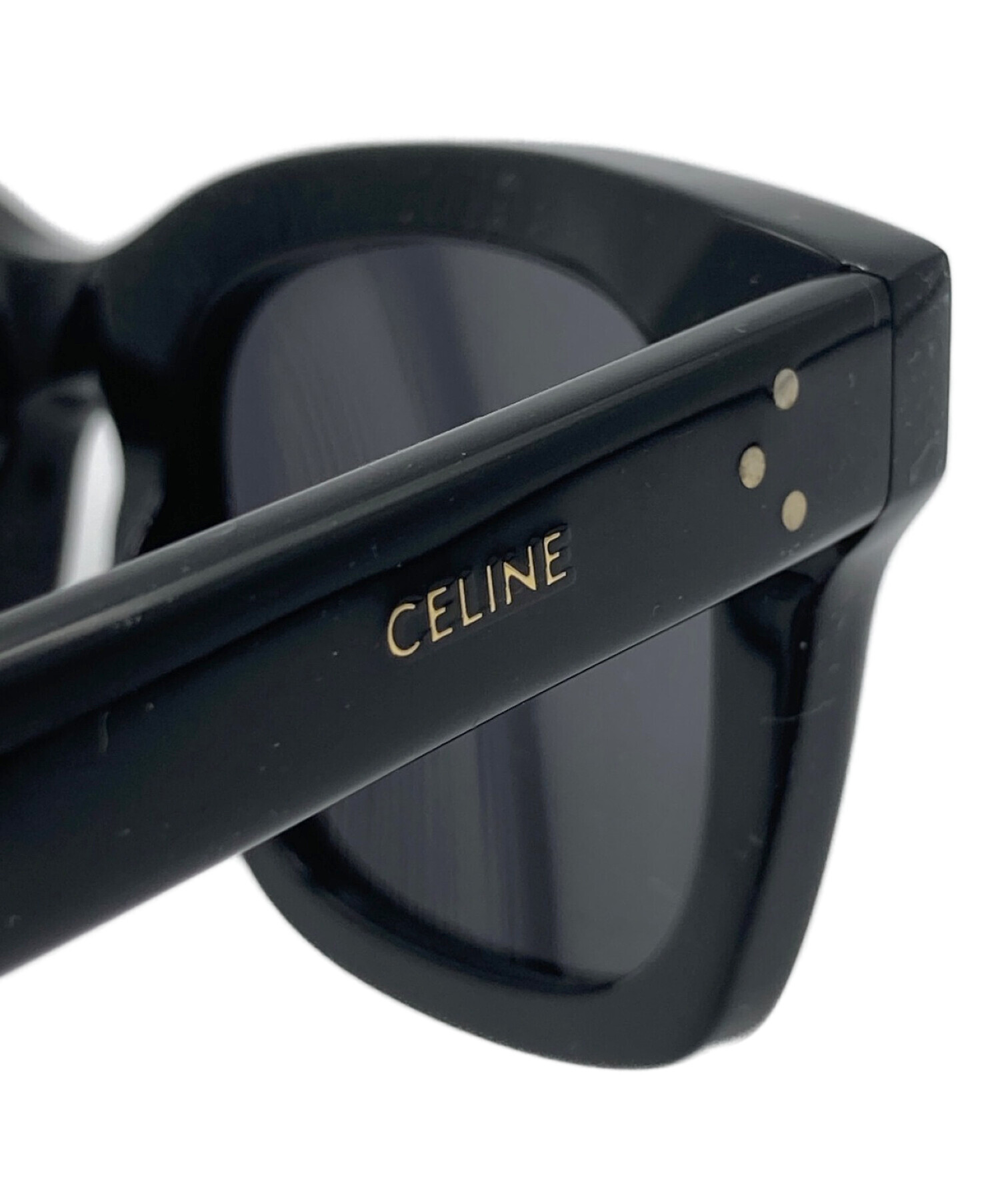 CELINE (セリーヌ) ブラックフレーム 41 サングラス / アセテート ブラック