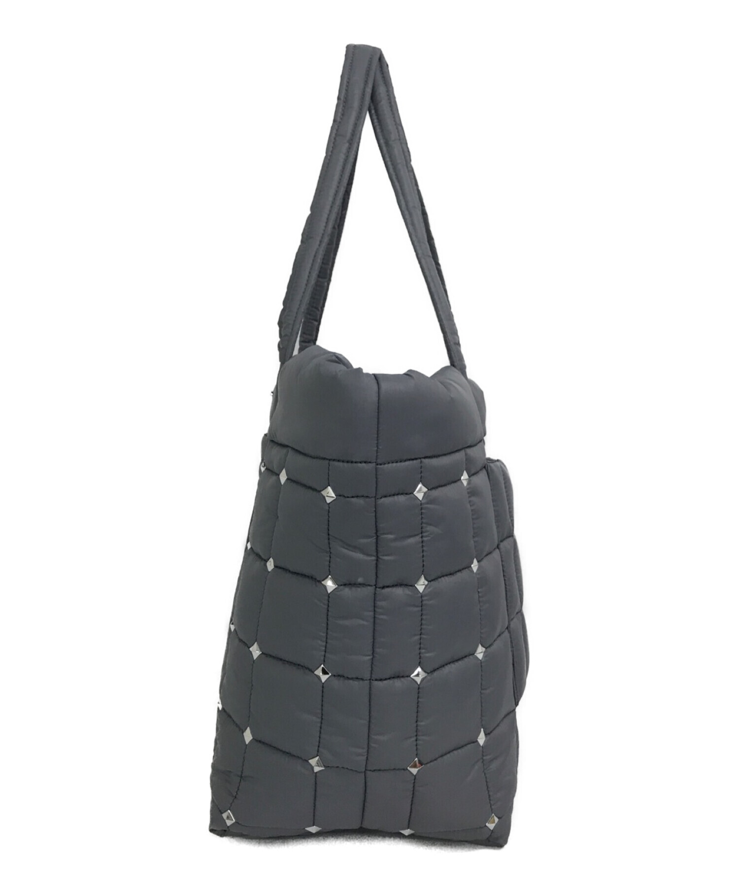 Michael Kors Stirling Large Quilted Padded Tote Bag - Grey