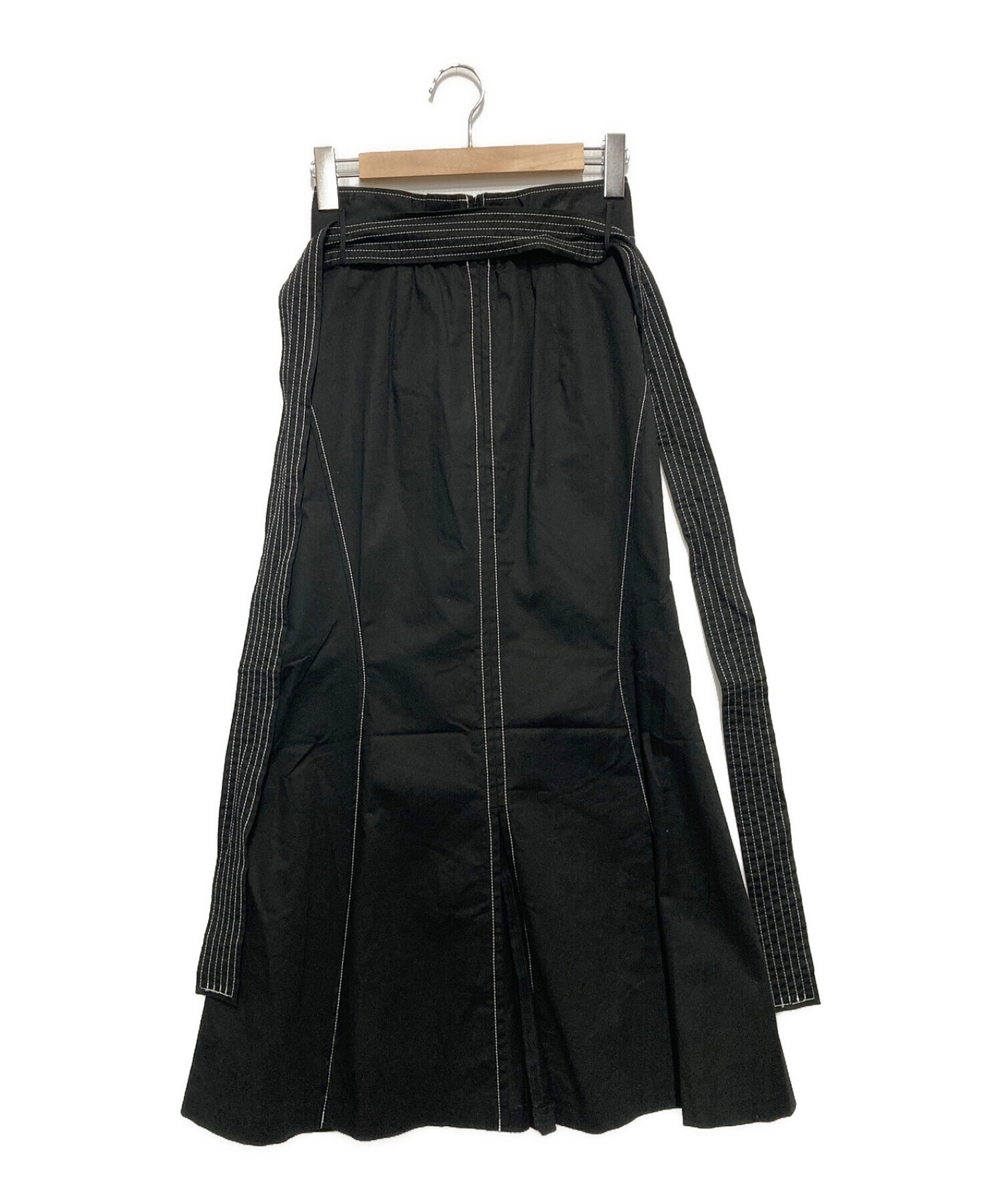 FRAY ID (フレイ アイディー) プリーツヘムラチネマーメイドスカート ブラック サイズ:S