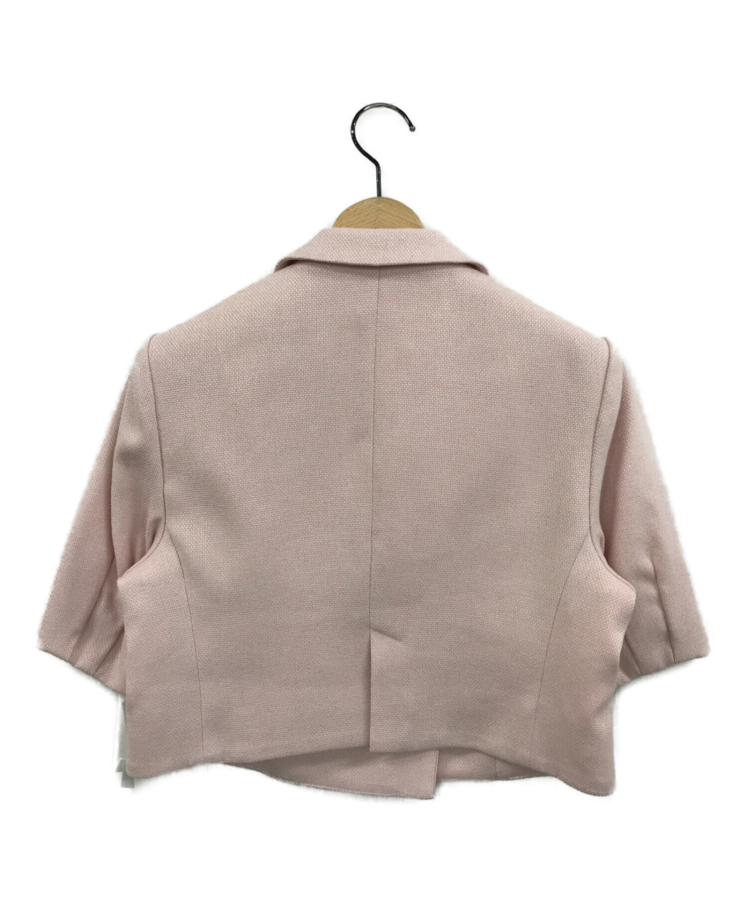 CELFORD (セルフォード) リネンライクショートジャケット ピンク サイズ:38 未使用品