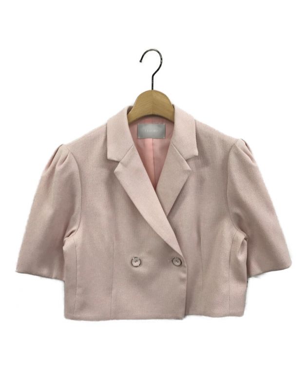 CELFORD (セルフォード) リネンライクショートジャケット ピンク サイズ:38 未使用品