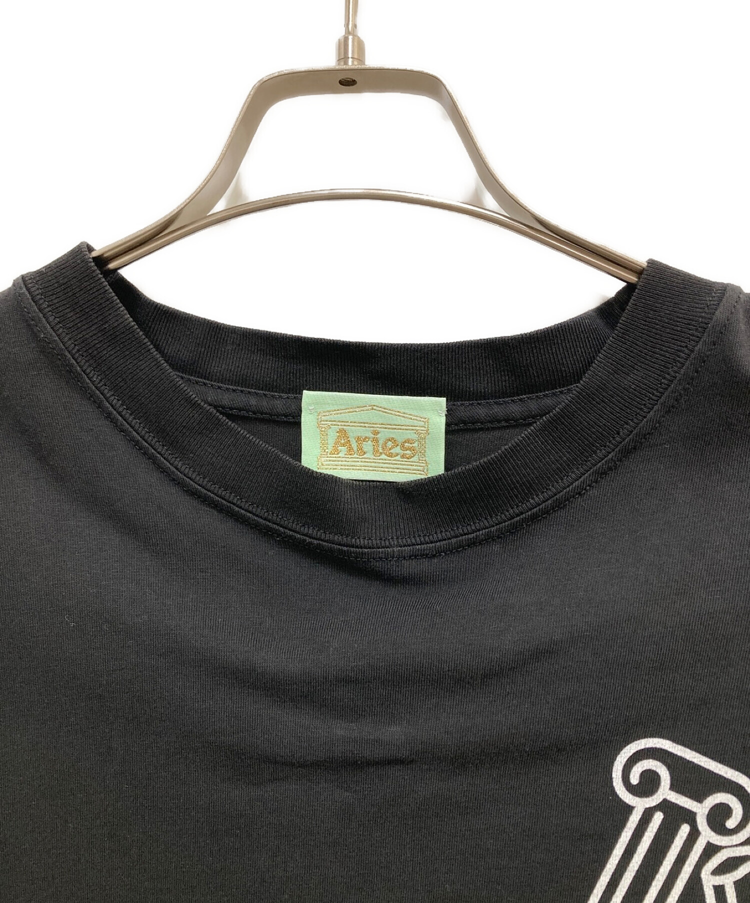 中古・古着通販】ARIES (アリーズ) 長袖Tシャツ ブラック サイズ:L