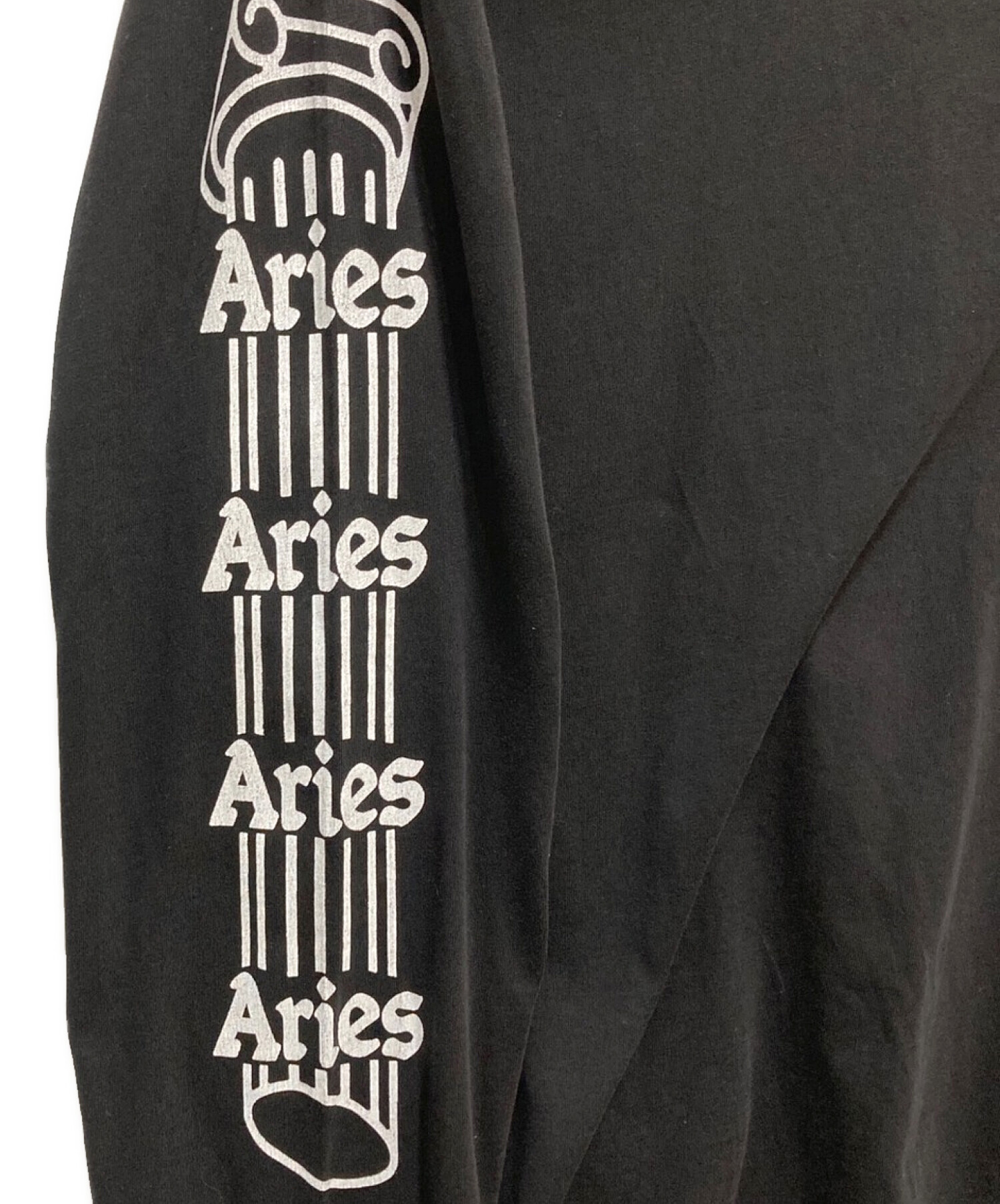 中古・古着通販】ARIES (アリーズ) 長袖Tシャツ ブラック サイズ:L