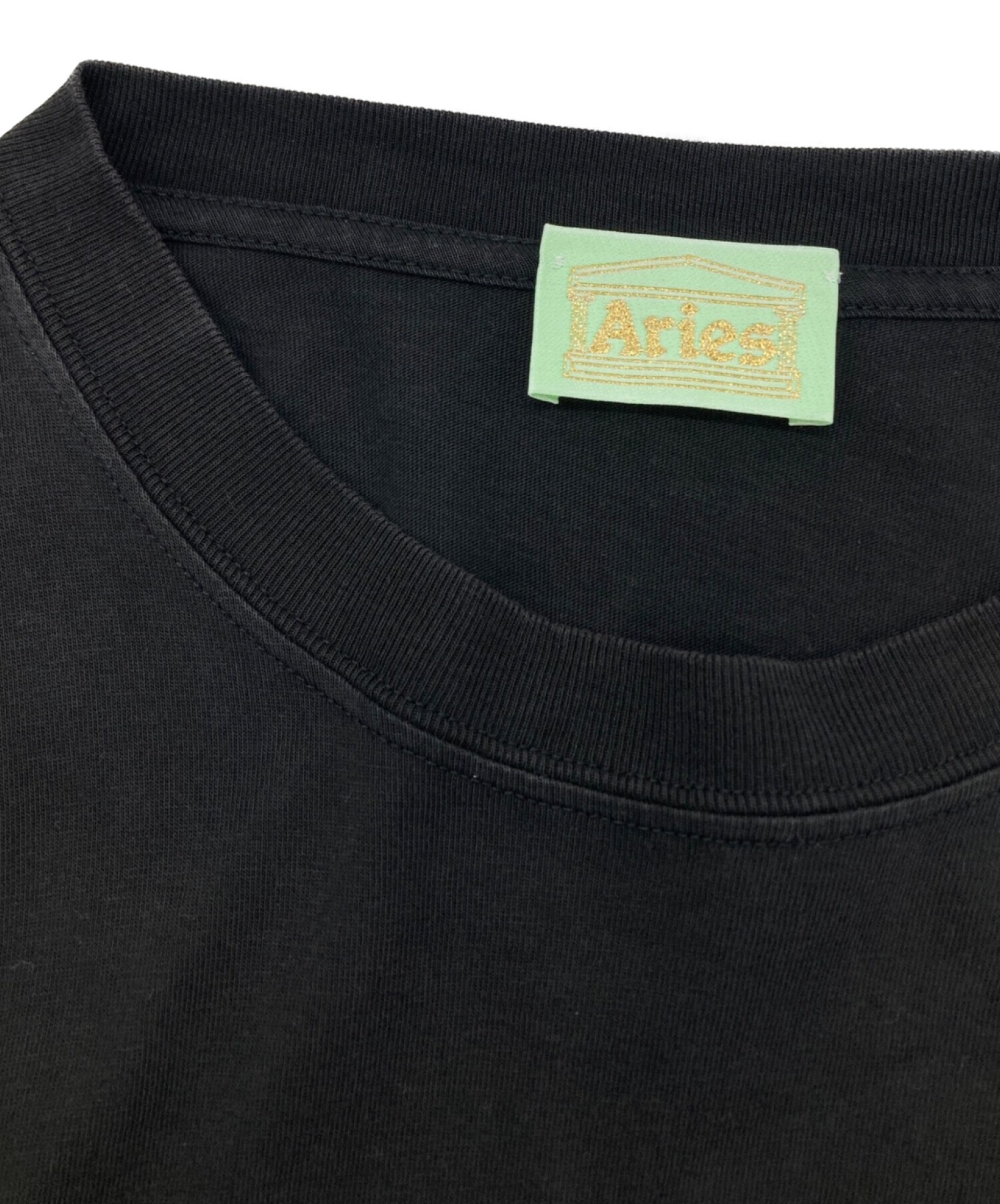 中古・古着通販】ARIES (アリーズ) 長袖Tシャツ ブラック サイズ:L