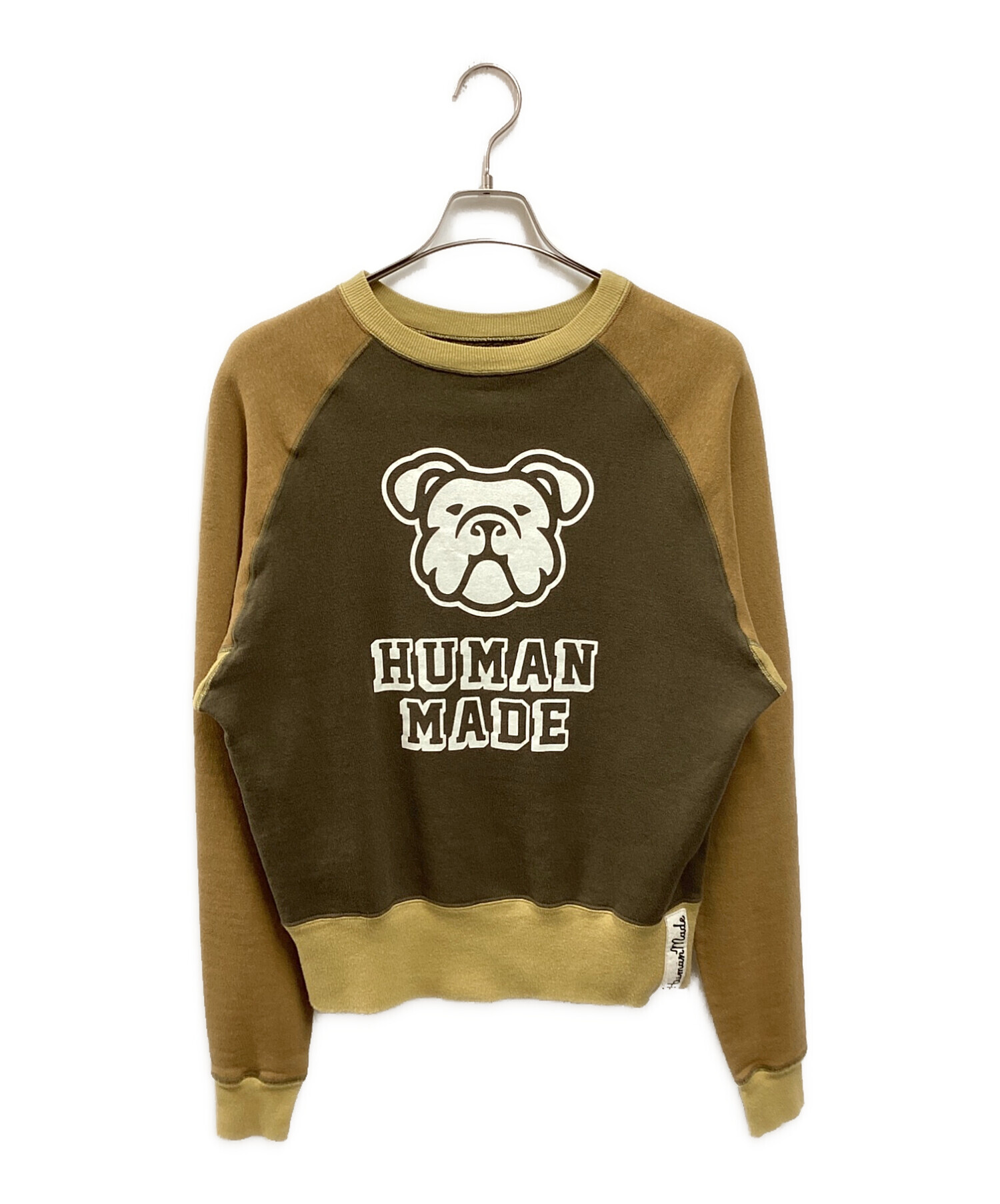 HUMAN MADE (ヒューマンメイド) Dog Logo Crew Sweat ブラウン サイズ:S