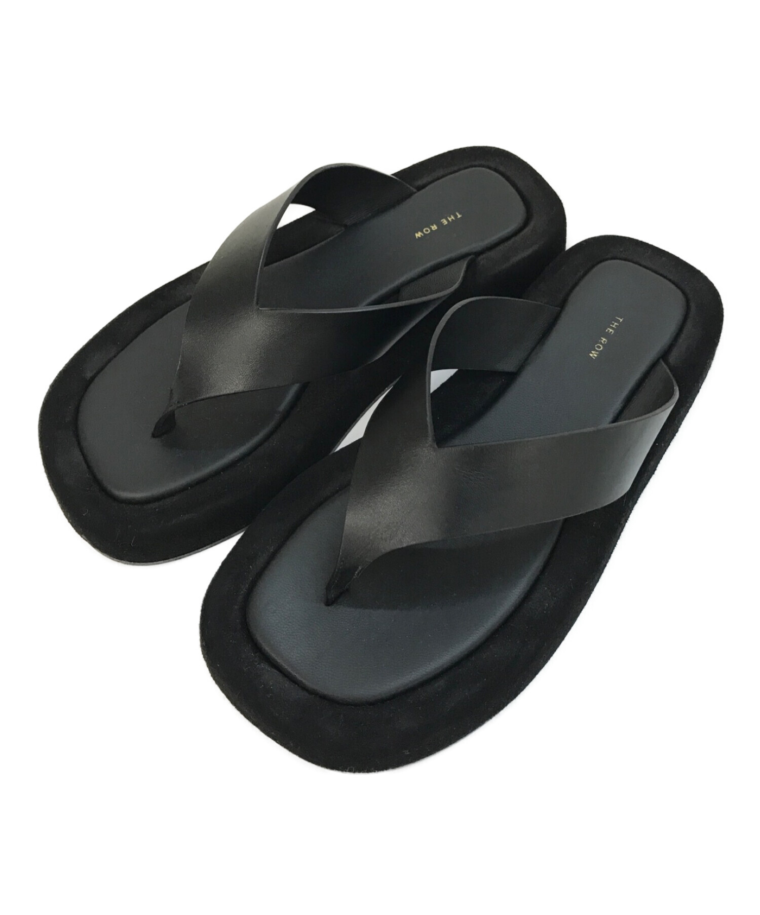 中古・古着通販】THE ROW (ザ ロウ) Ginza sandals ブラック サイズ:36