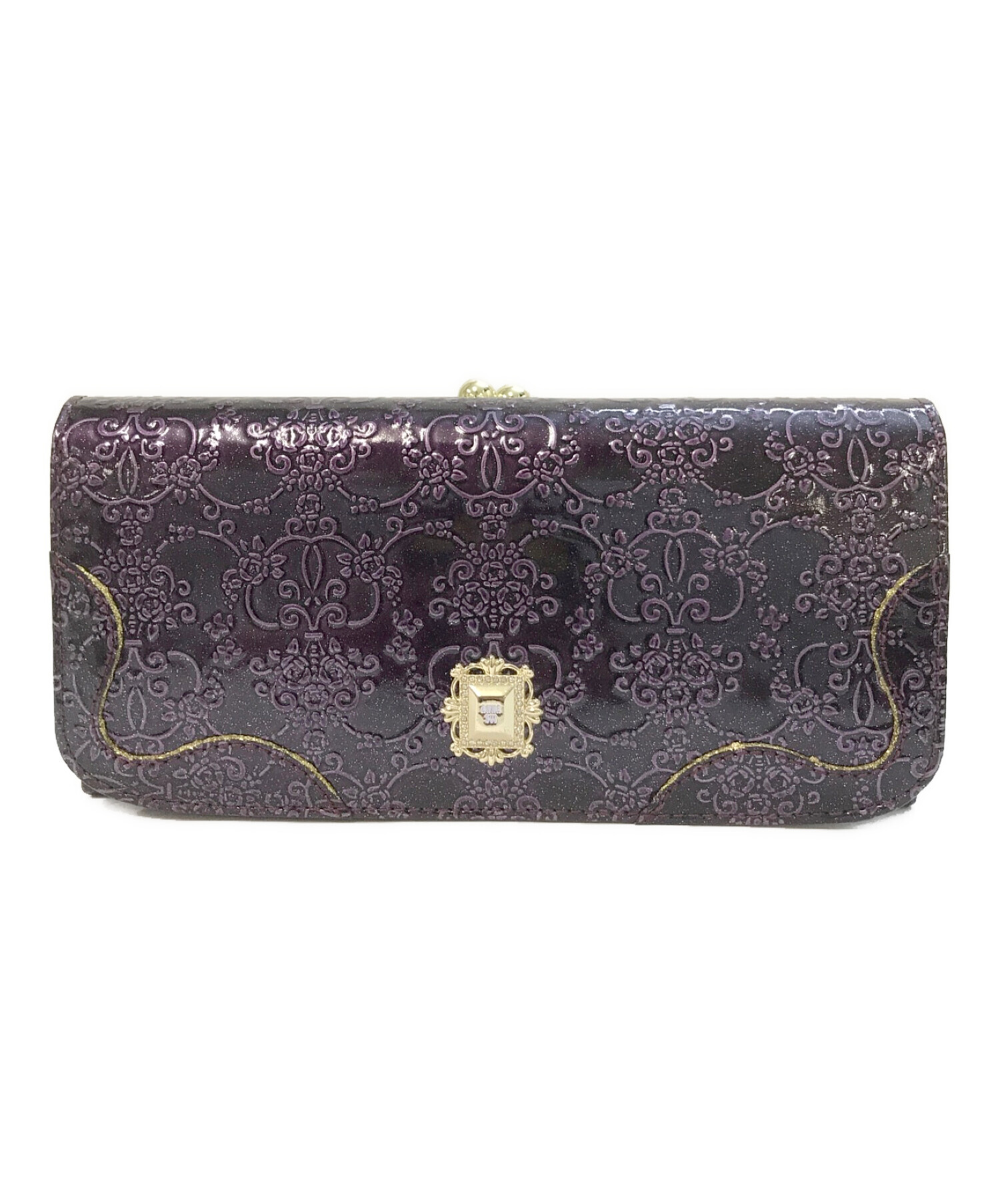 中古・古着通販】ANNA SUI (アナスイ) ルーミー口金フラップ長財布