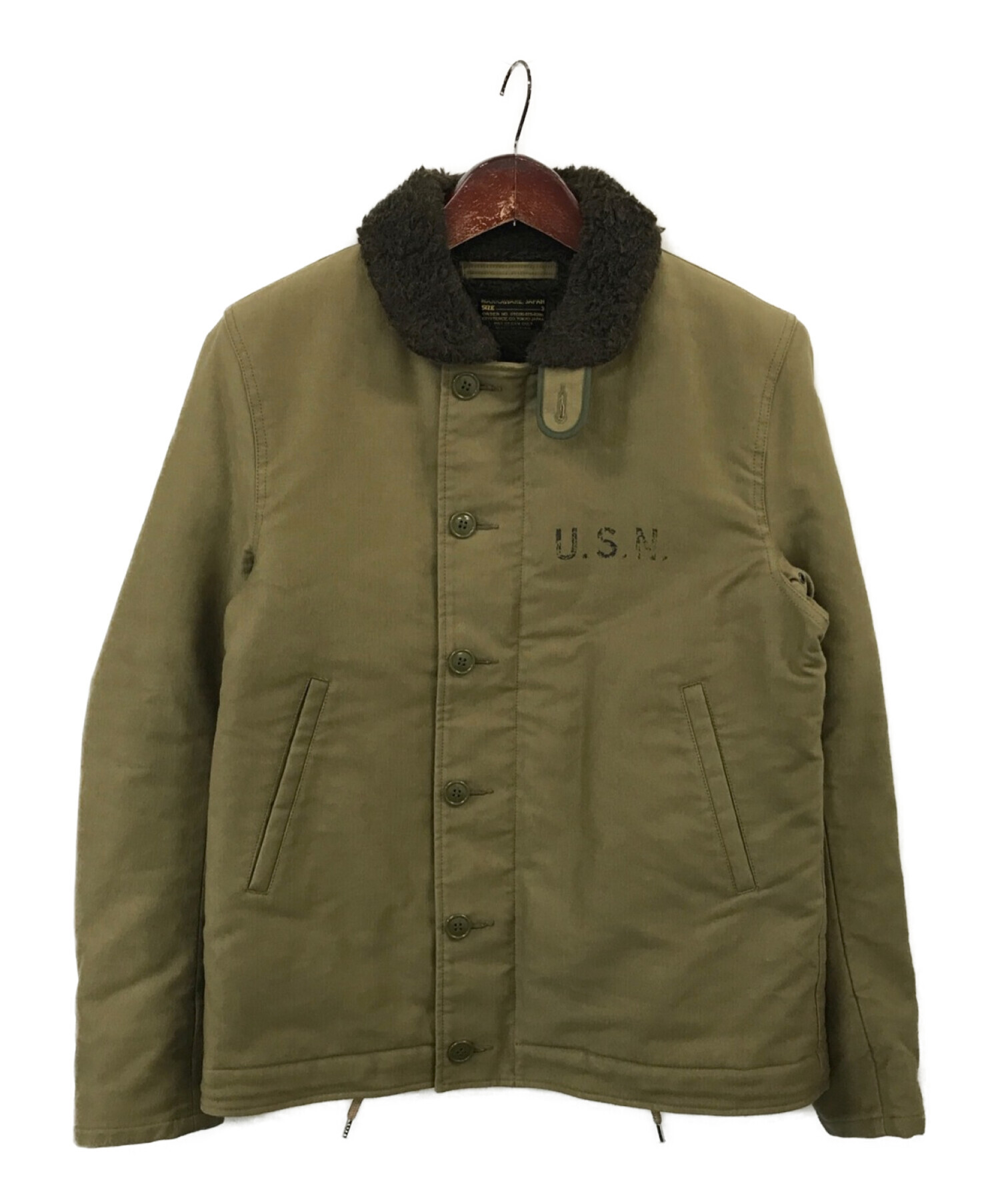 MARKAWARE (マーカウェア) N-1 DECK JACKET オリーブ サイズ:3