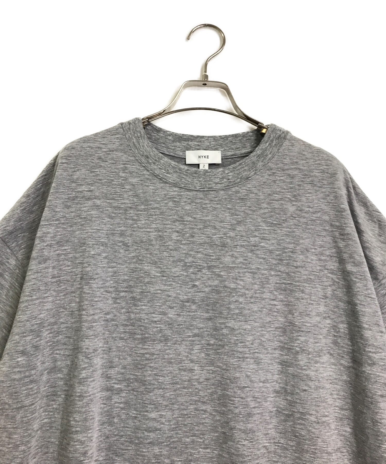 HYKE (ハイク) Tシャツ グレー サイズ:2 未使用品
