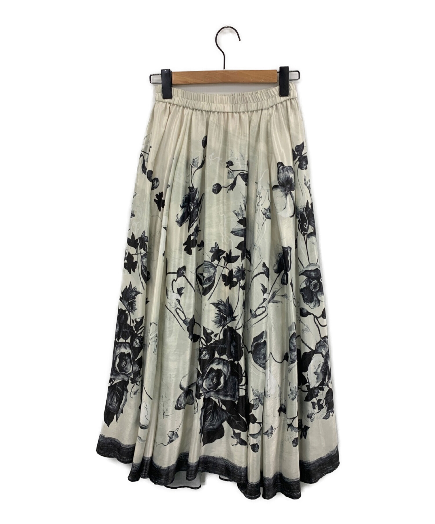 Ameri ADELE FLARE INFLATE SKIRT - ロングスカート