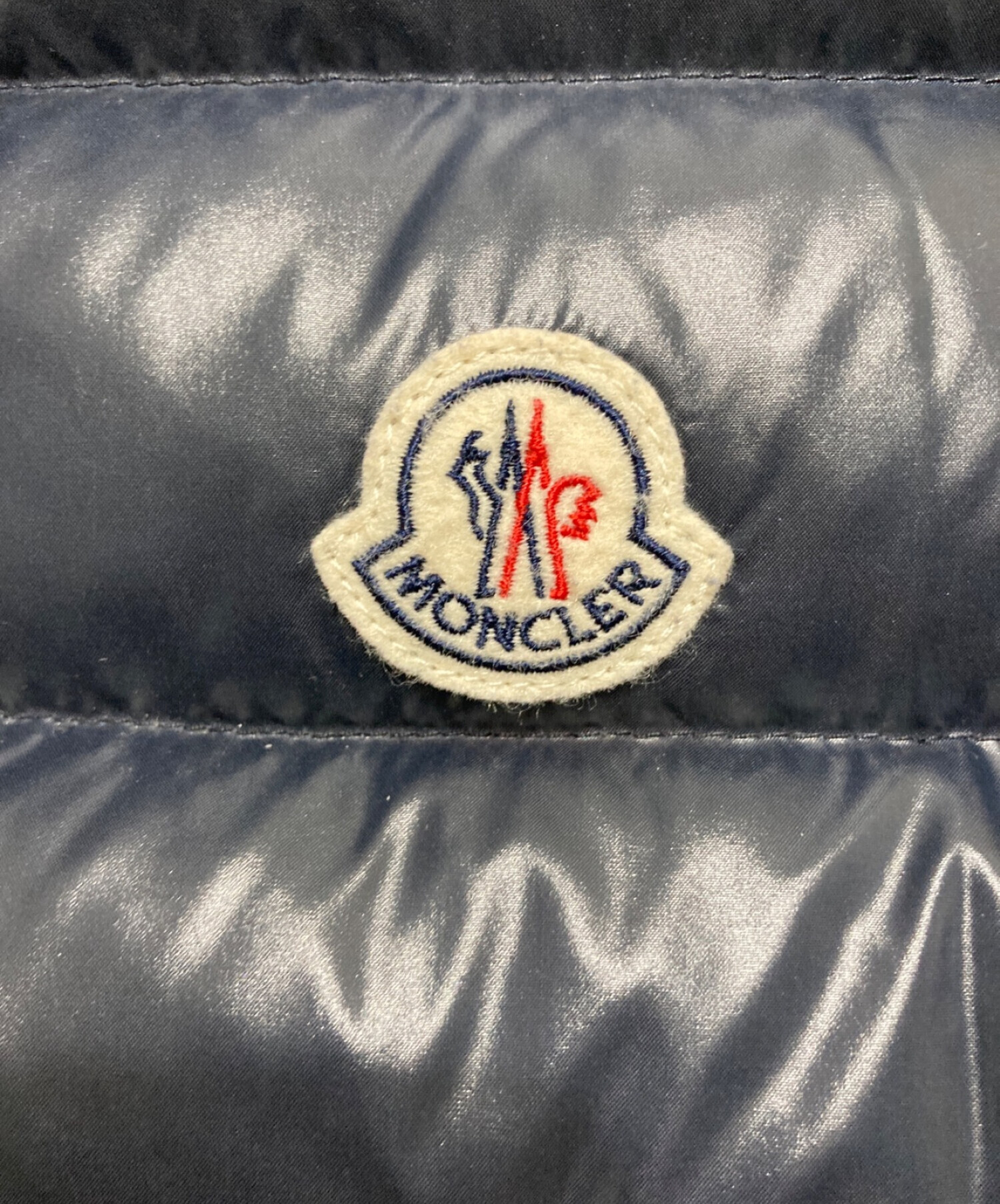 中古・古着通販】MONCLER (モンクレール) ダウンベスト ネイビー