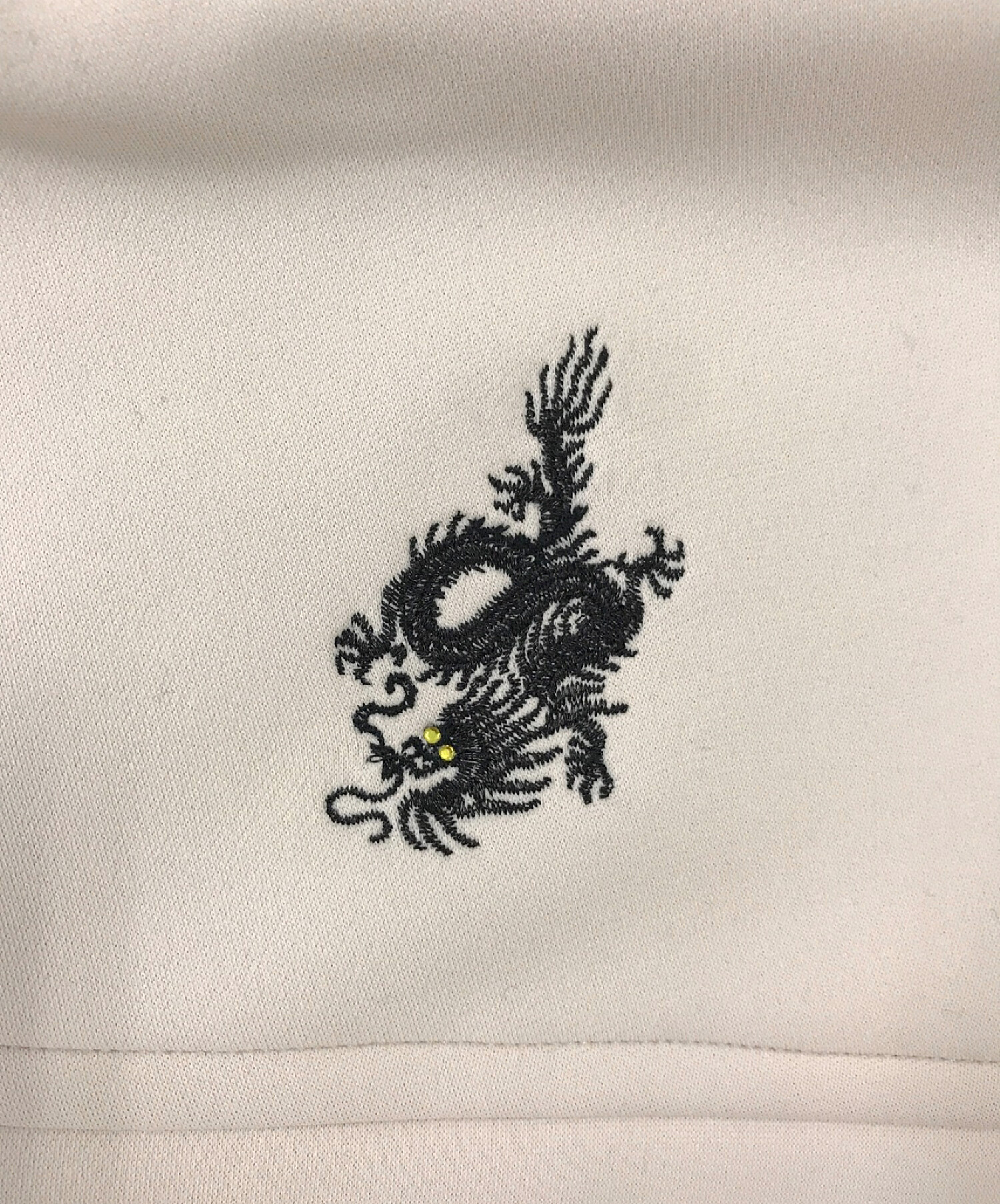 VIVIENNE TAM (ヴィヴィアンタム) 刺繍スウェット ベージュ サイズ:38
