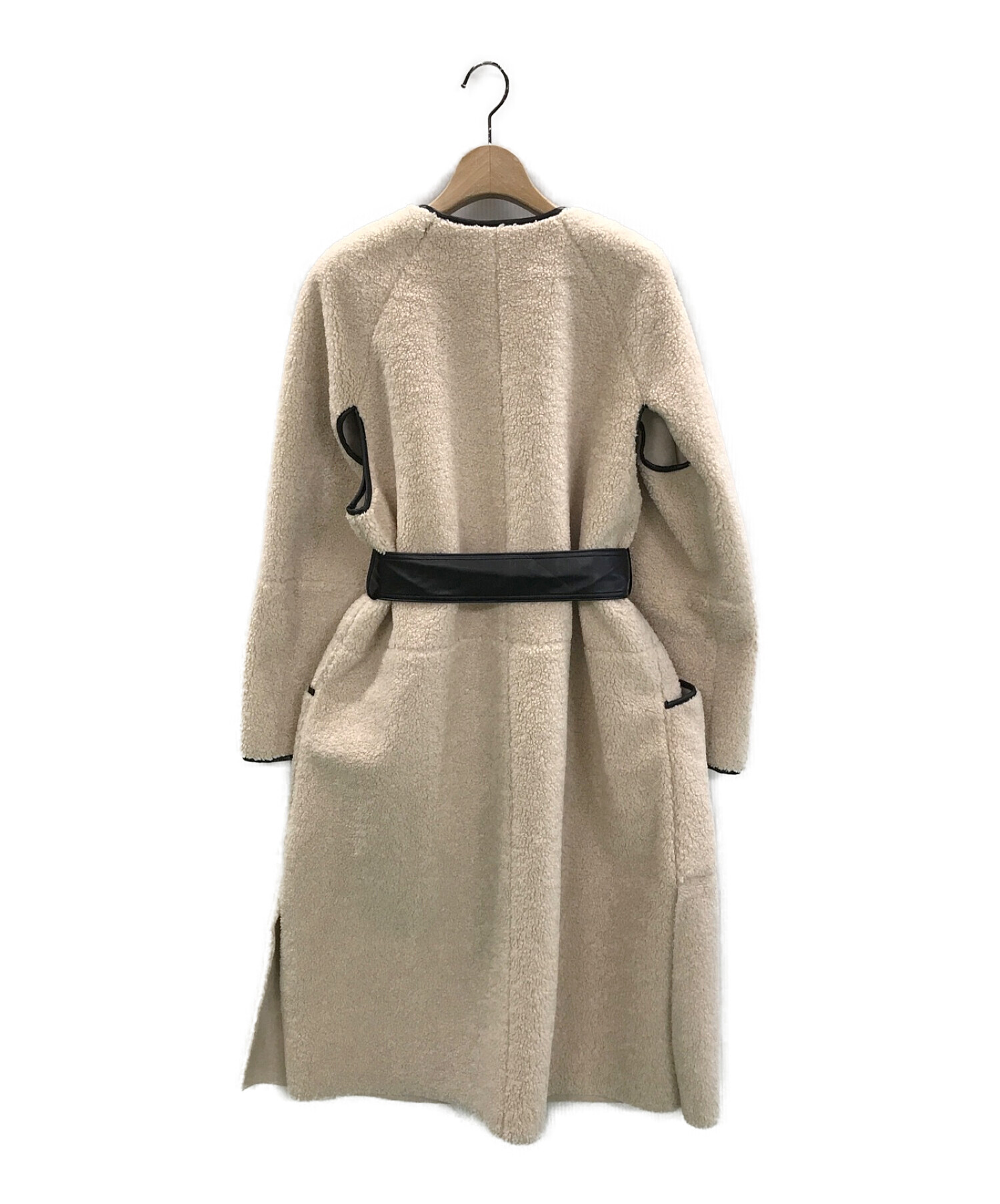 INSCRIRE (アンスクリア) Fake Mouton Liner Coat サイズ:36