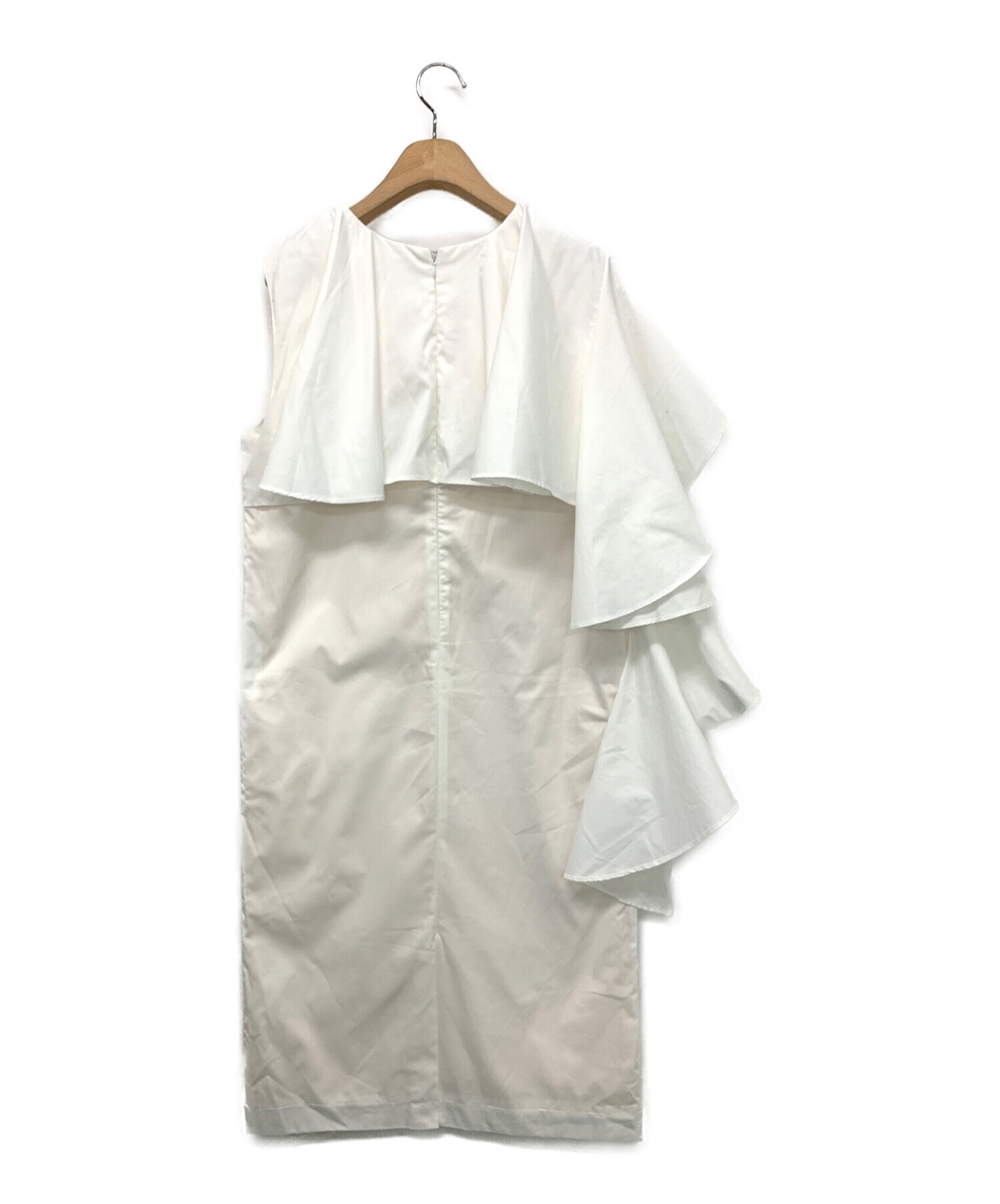 中古・古着通販】romile (ロミール) FRILL ASYMMETRY ONE-PIECE