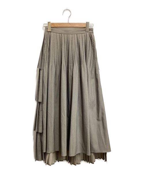 【中古・古着通販】CLANE (クラネ) W FACE PLEATS SKIRT