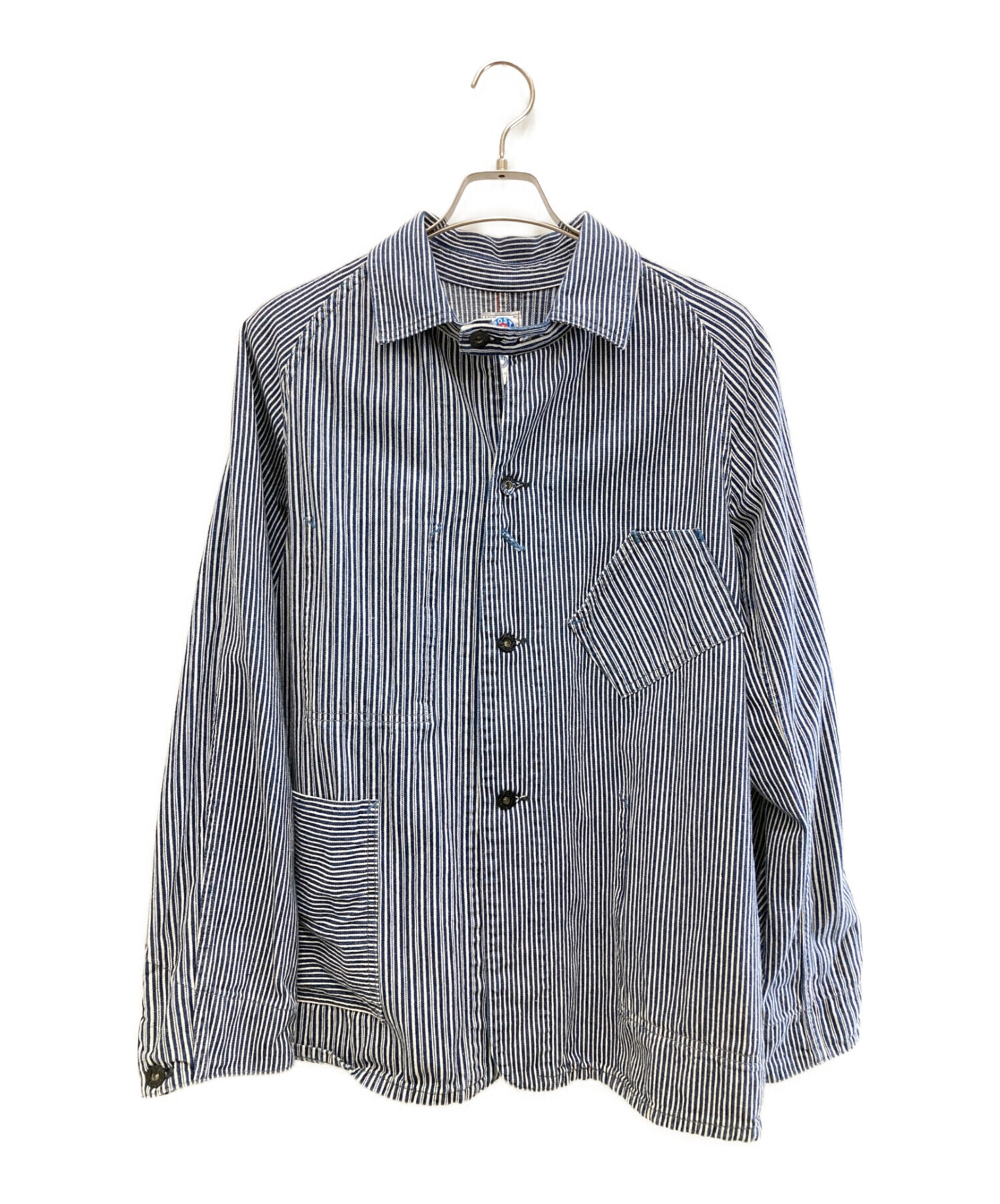 POST O'ALLS (ポストオーバーオールズ) WAREHOUSE (ウエアハウス) Coverall Hickory サイズ:M