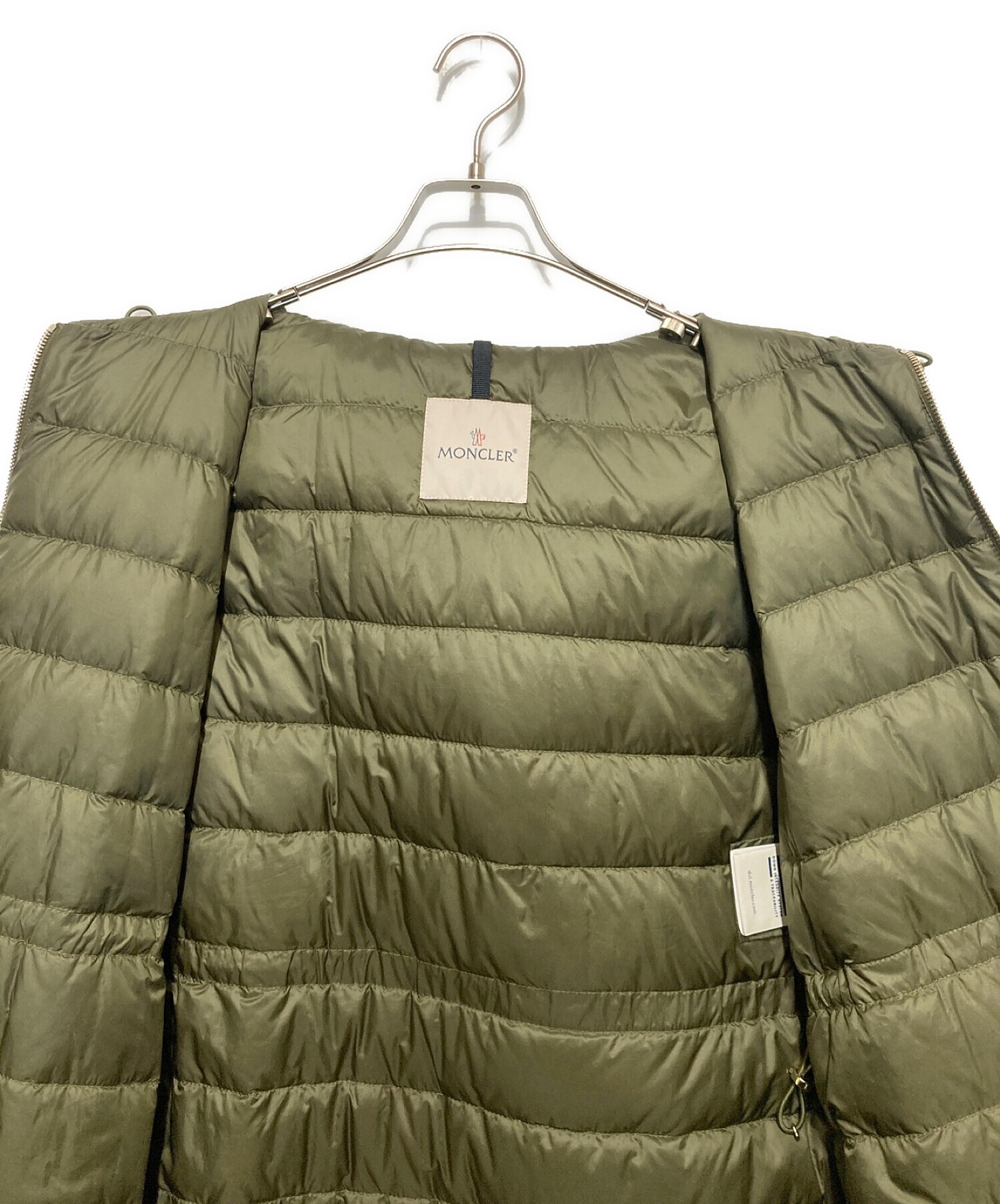 中古・古着通販】MONCLER (モンクレール) ダウンコート オリーブ サイズ:1｜ブランド・古着通販 トレファク公式【TREFAC  FASHION】スマホサイト