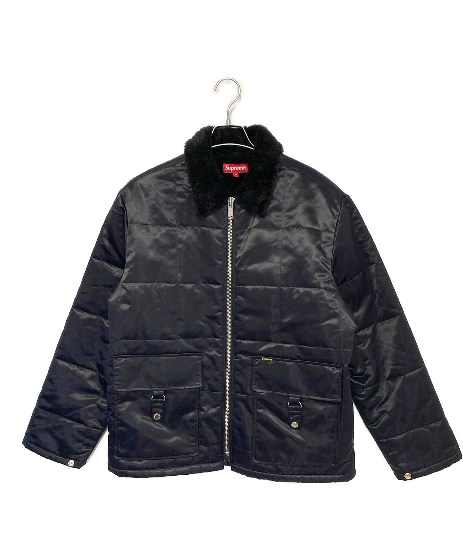 SUPREME (シュプリーム) Quilted Cordura Lined Jacket ブラック サイズ:M