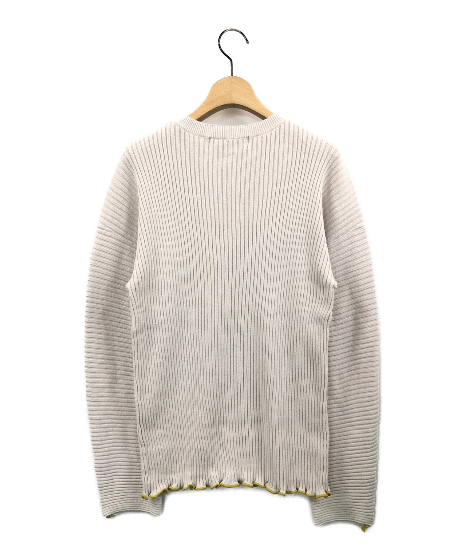 中古・古着通販】LE CIEL BLEU (ルシェルブルー) Mellow Rib Knit Tops