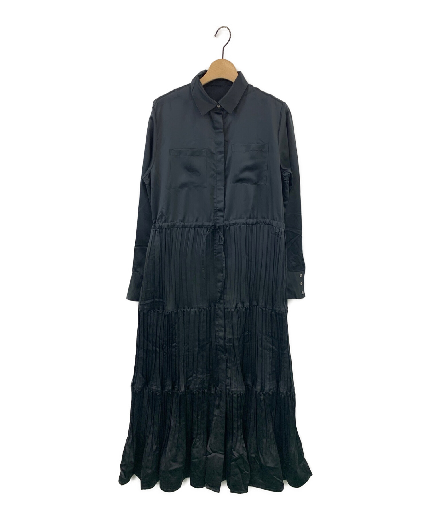 再入荷格安 L'Or Pleats Shirt Dress ロル 91OAb-m11287756456