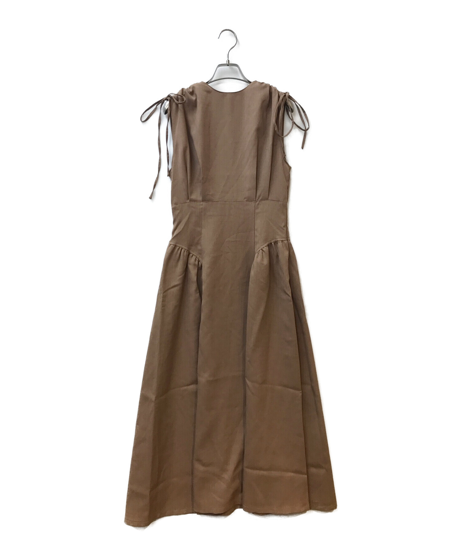 中古・古着通販】L'Or (ロル) Drawstring Dress ブラウン サイズ:Ｍ ...
