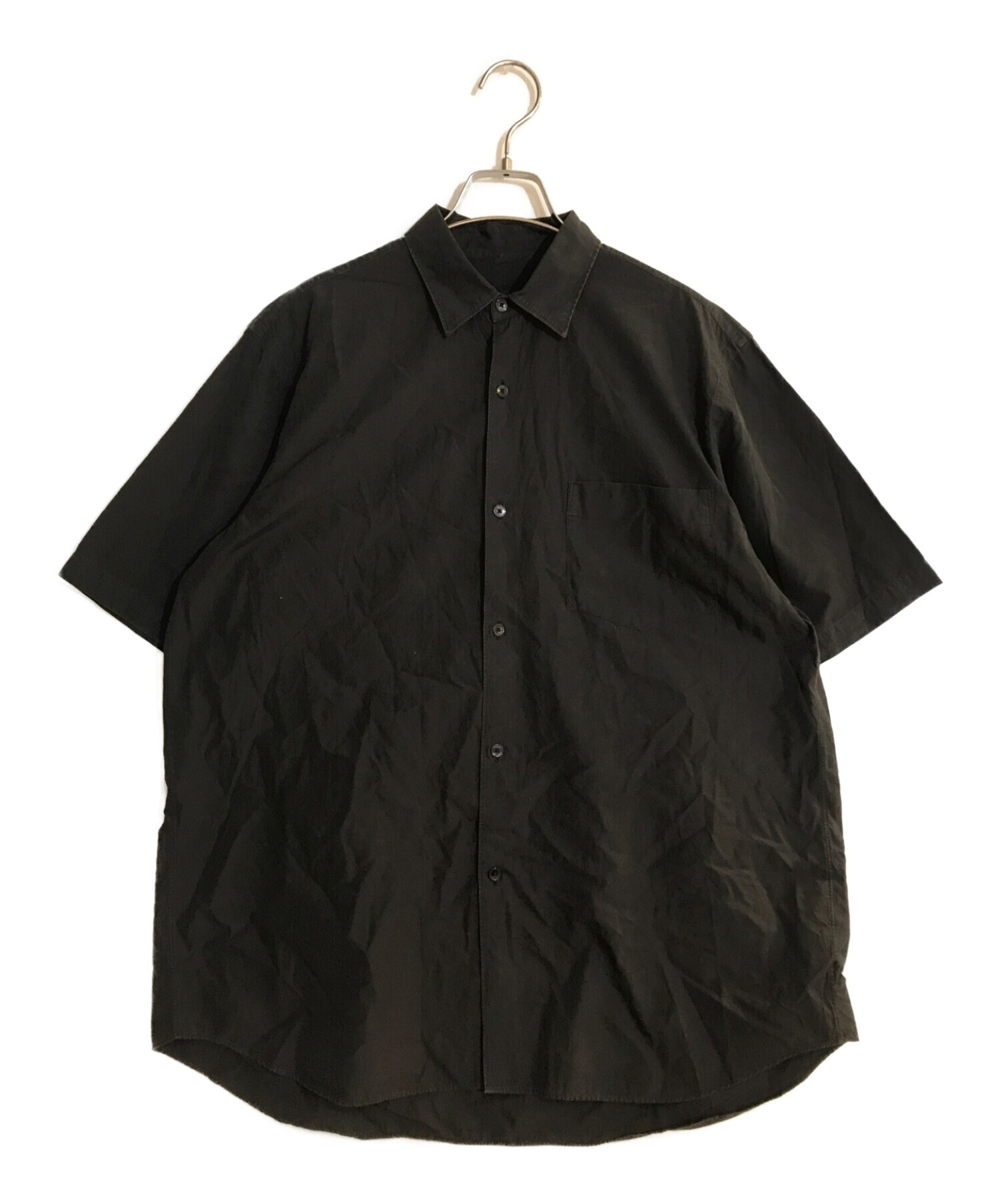 COMOLI (コモリ) 半袖シャツ ブラック サイズ:SIZE 2