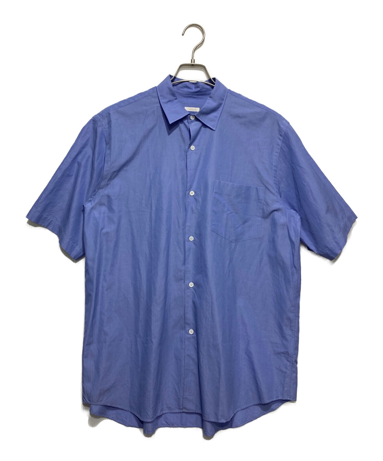 COMOLI (コモリ) コモリショートスリーブシャツ サックスブルー サイズ:2