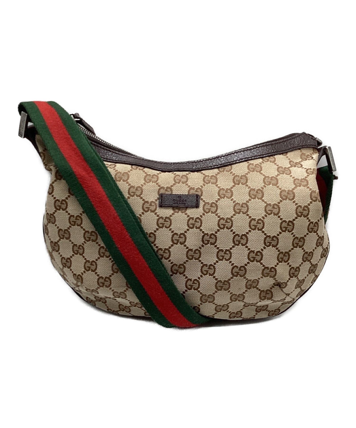 中古・古着通販】GUCCI (グッチ) GGキャンバスショルダーバッグ