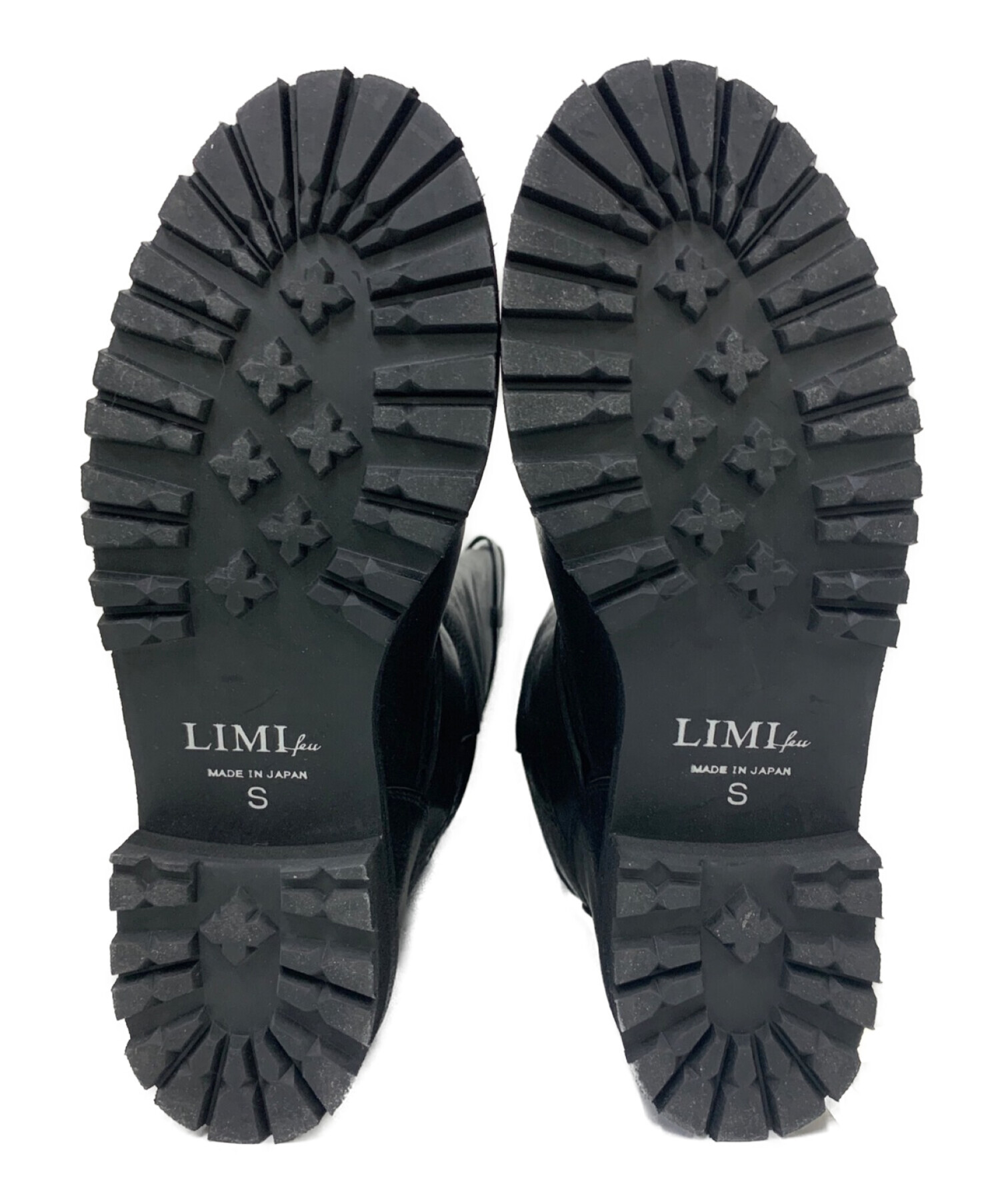 LIMI feu (リミフゥ) エンジニアブーツ ブラック サイズ:S