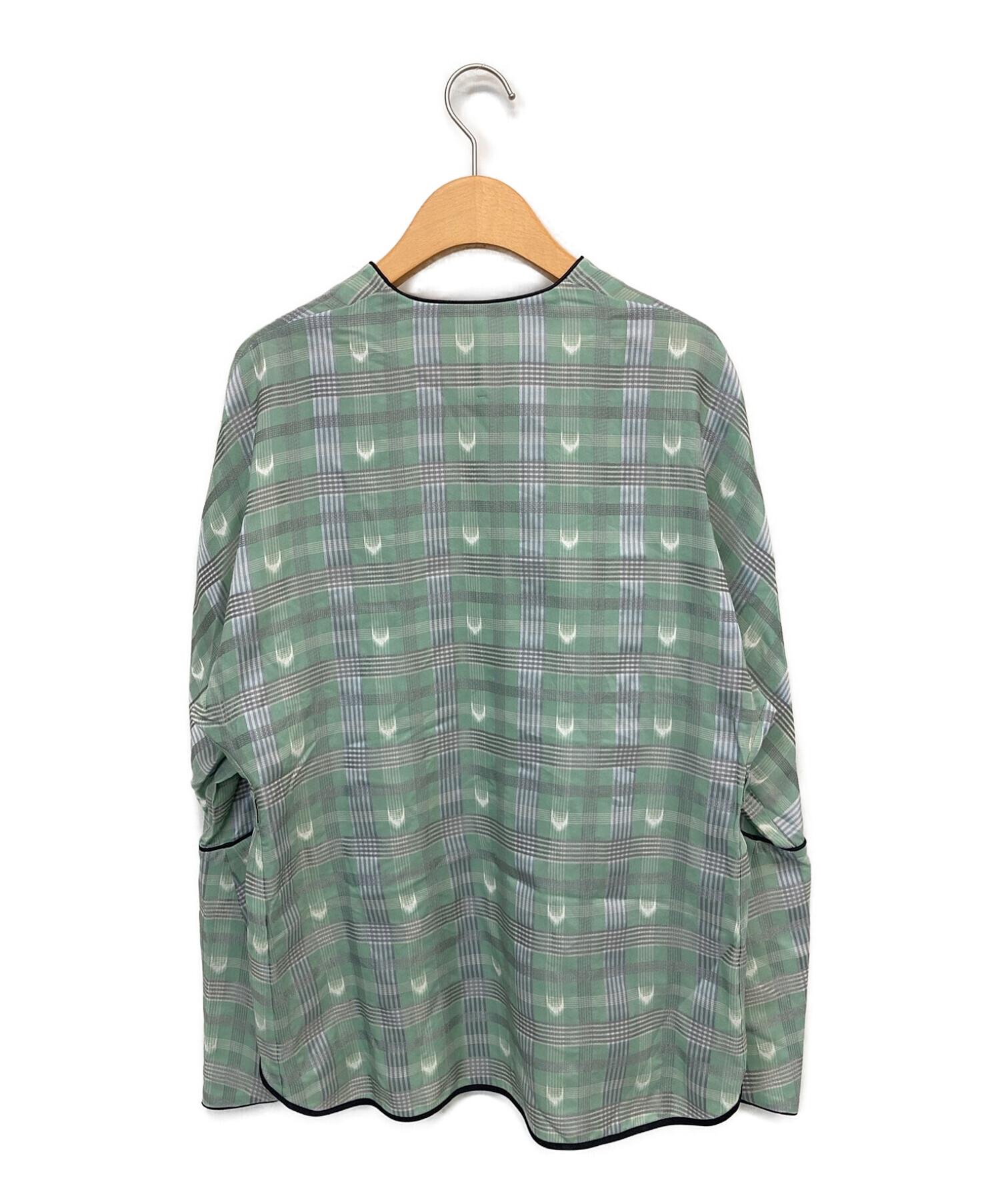 Mame Kurogouchi mame PLAID PULLOVER-