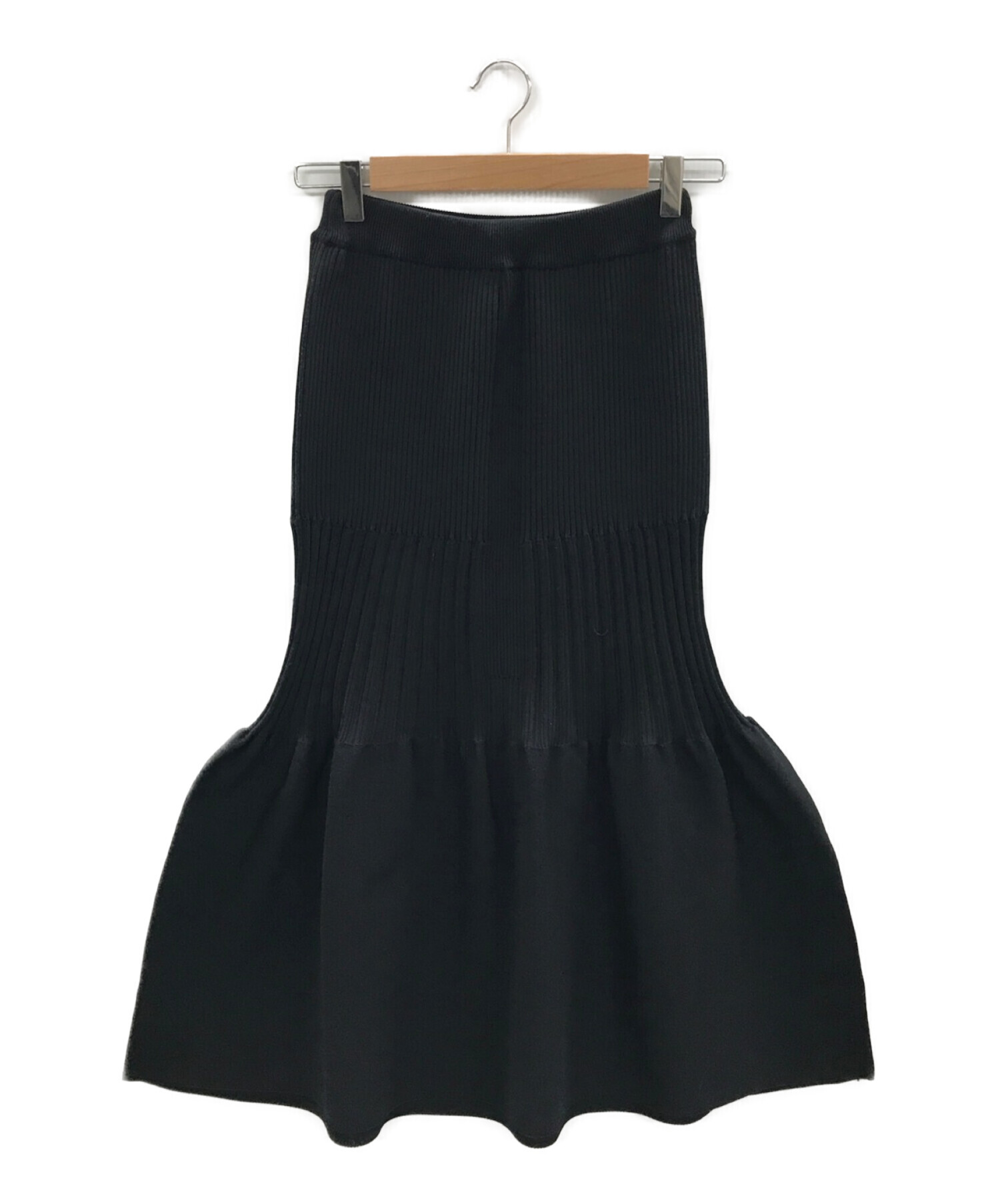 CFCL (シーエフシーエル) FLUTED SKIRT 2 ブラック サイズ:1