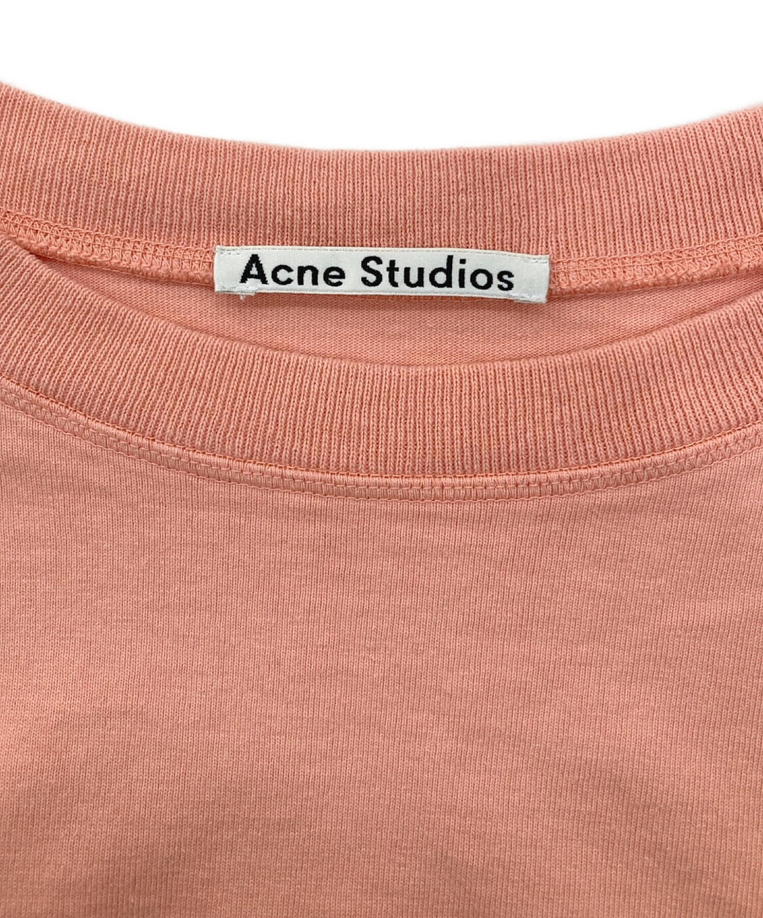 Acne studios (アクネストゥディオス) オーバーサイズＴシャツ ピンク サイズ:S