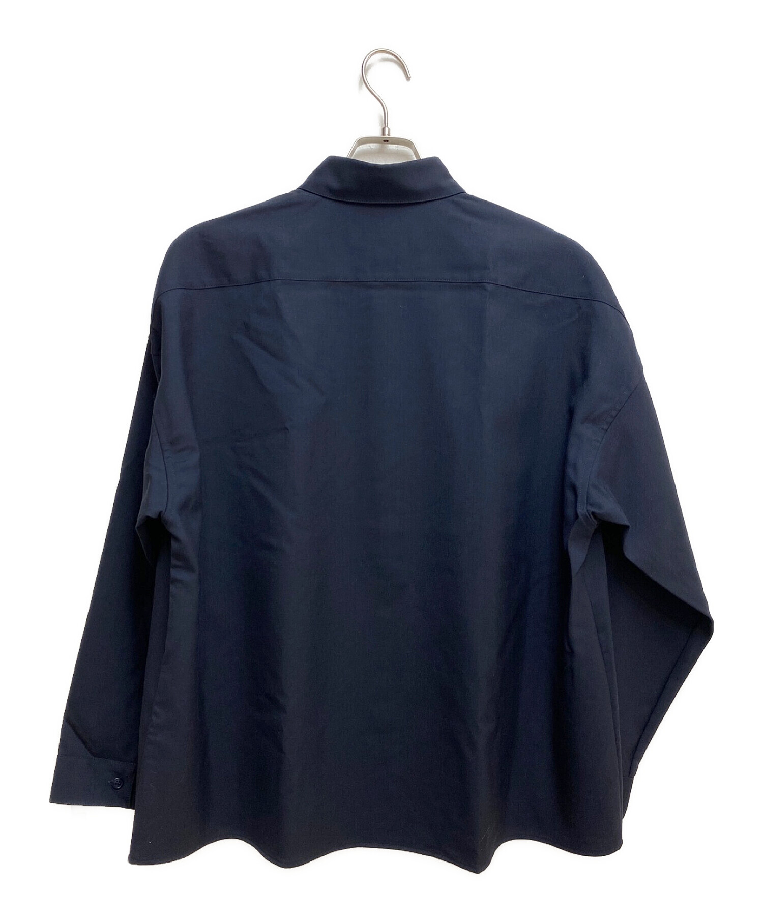 MARNI (マルニ) トロピカルウールシャツ ネイビー サイズ:44