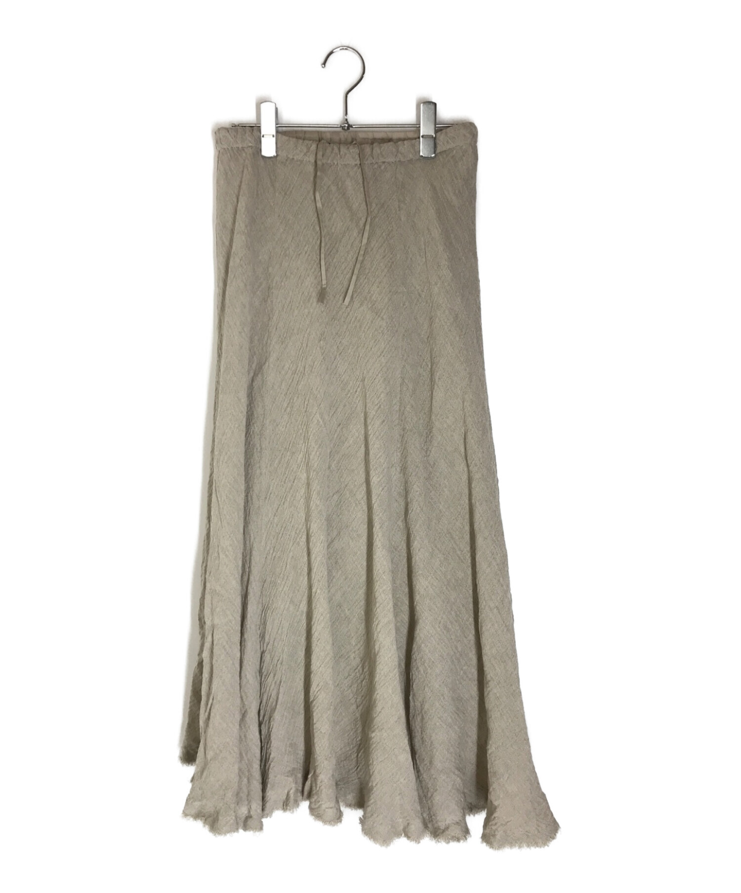 Plage (プラージュ) Linen Gauze スカート ベージュ サイズ:36