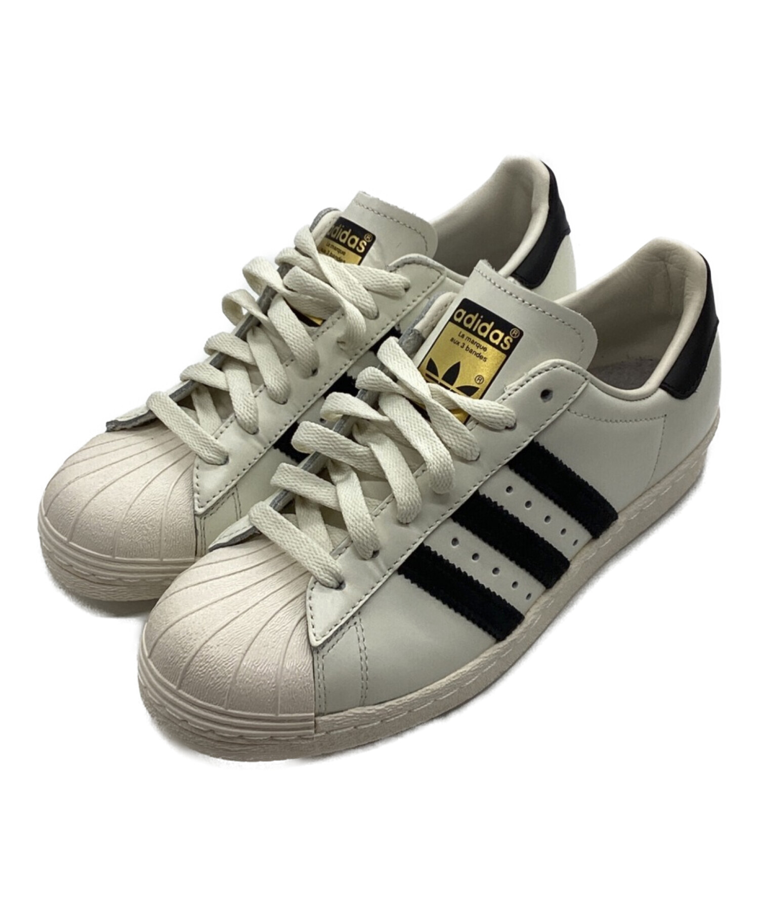 美品24.5adidasアディダススーパースター80s VIN DLX T916