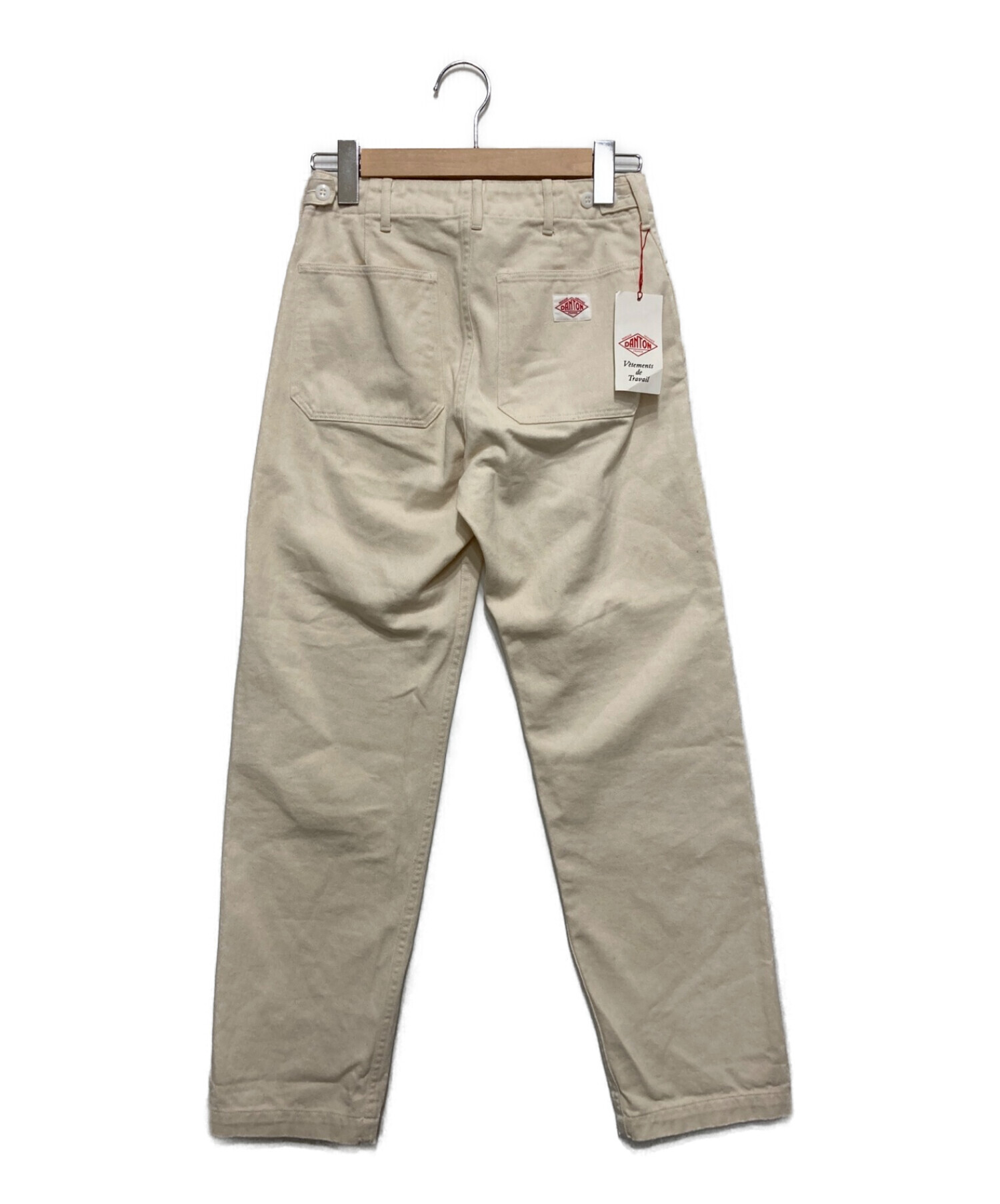 DANTON (ダントン) キャンバス ベイカーパンツ アイボリー サイズ:SIZE 34