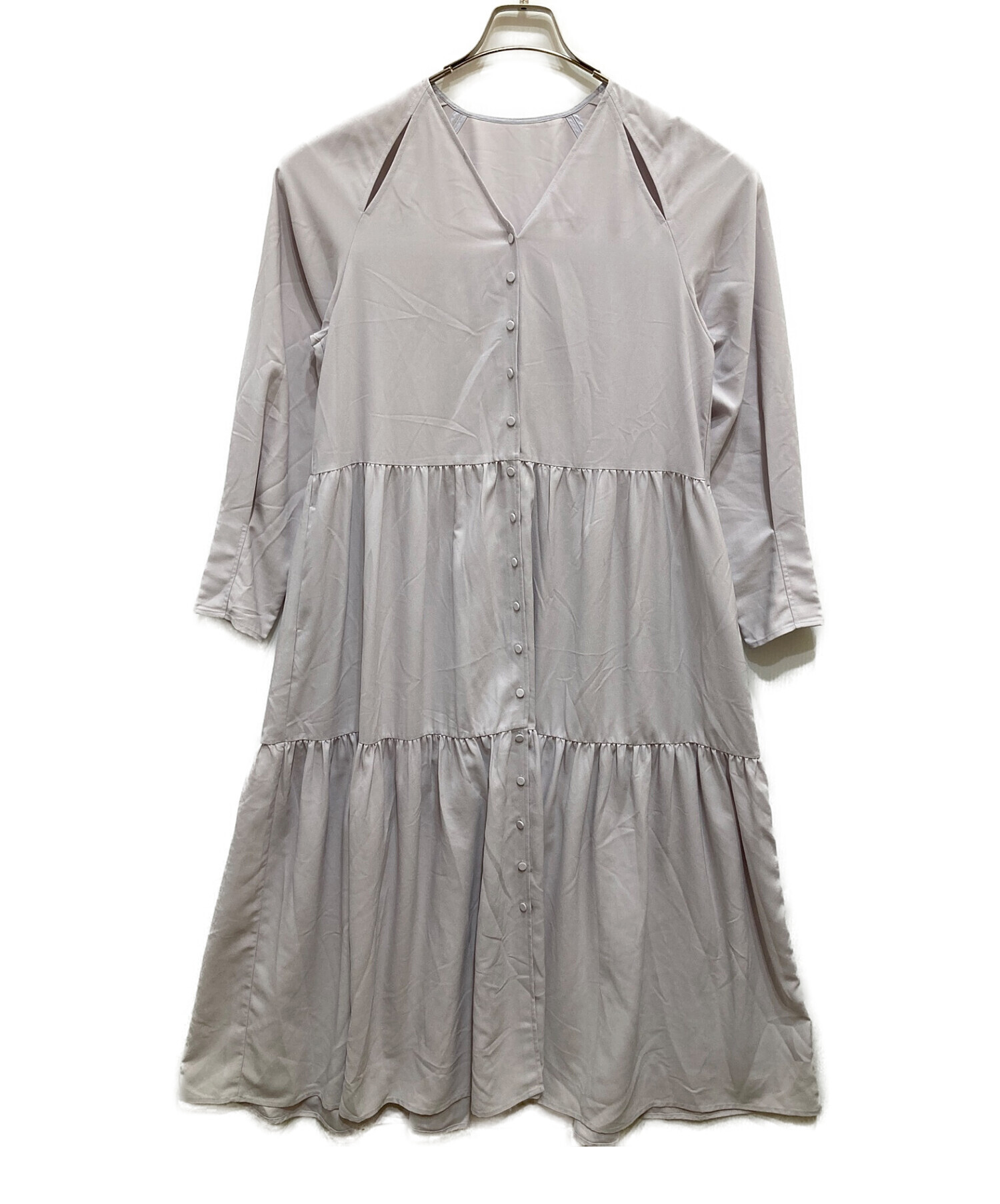 中古・古着通販】LE CIEL BLEU (ルシェルブルー) Cut-out Tiered Dress