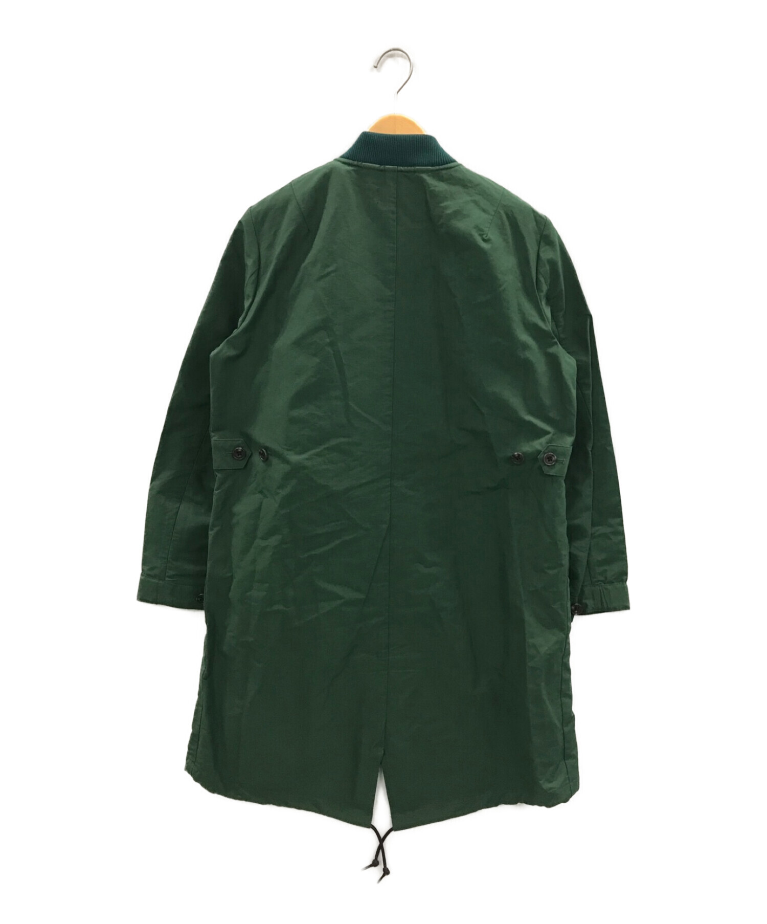 返品保証付 FRED PERRY Fishtail Parka ミリタリーグリーン M | wolrec.org