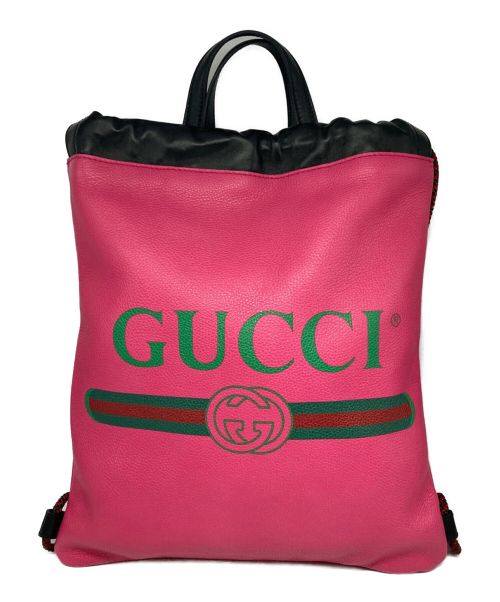 中古・古着通販】GUCCI (グッチ) スモールドローストリングバック