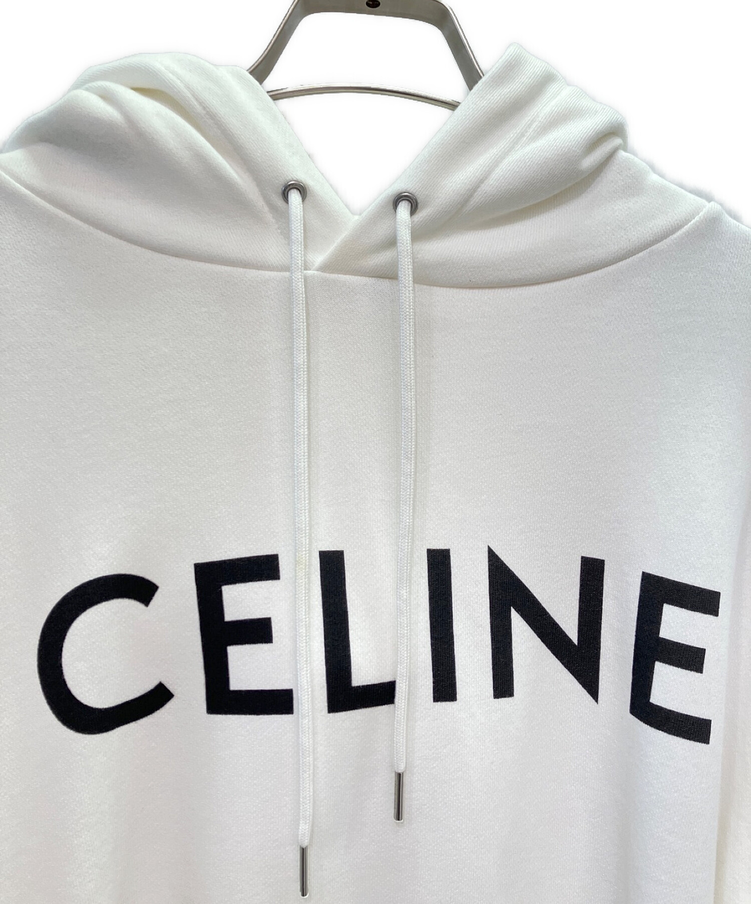 CELINE (セリーヌ) ロゴパーカー ホワイト サイズ:S