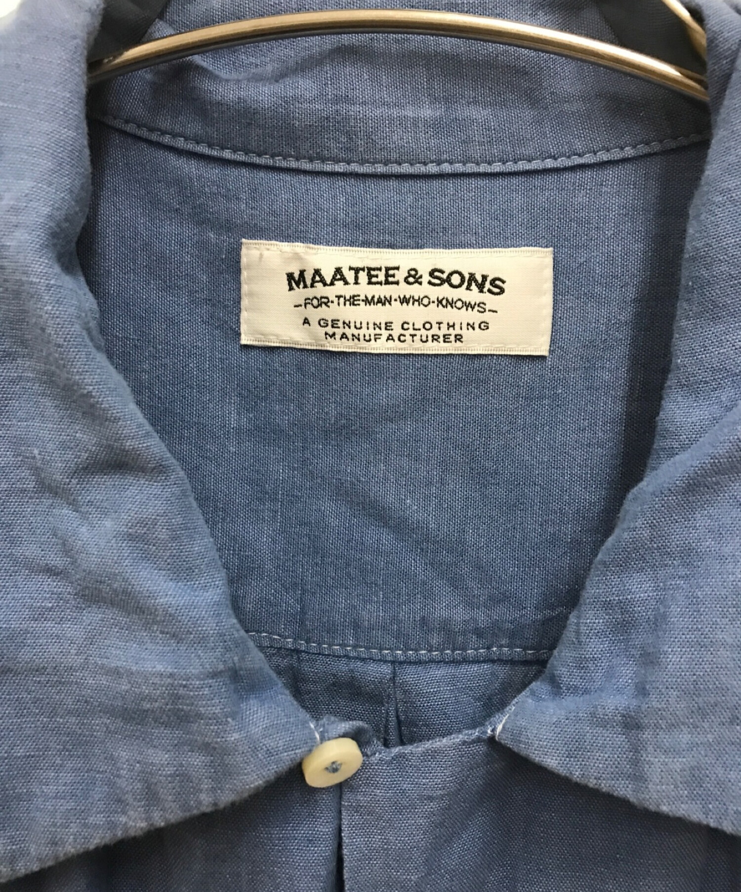 MAATEE&SONS (マーティーアンドサンズ) オールインワン ブルー サイズ:3