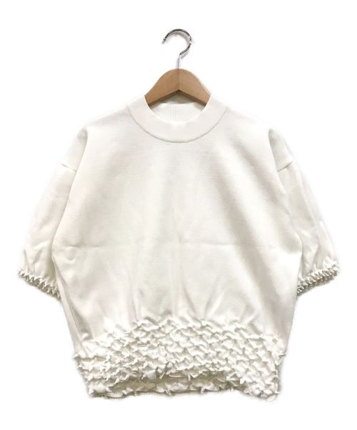 中古・古着通販】TELMA (テルマ) SHIBORI KNIT T SHIRT ホワイト