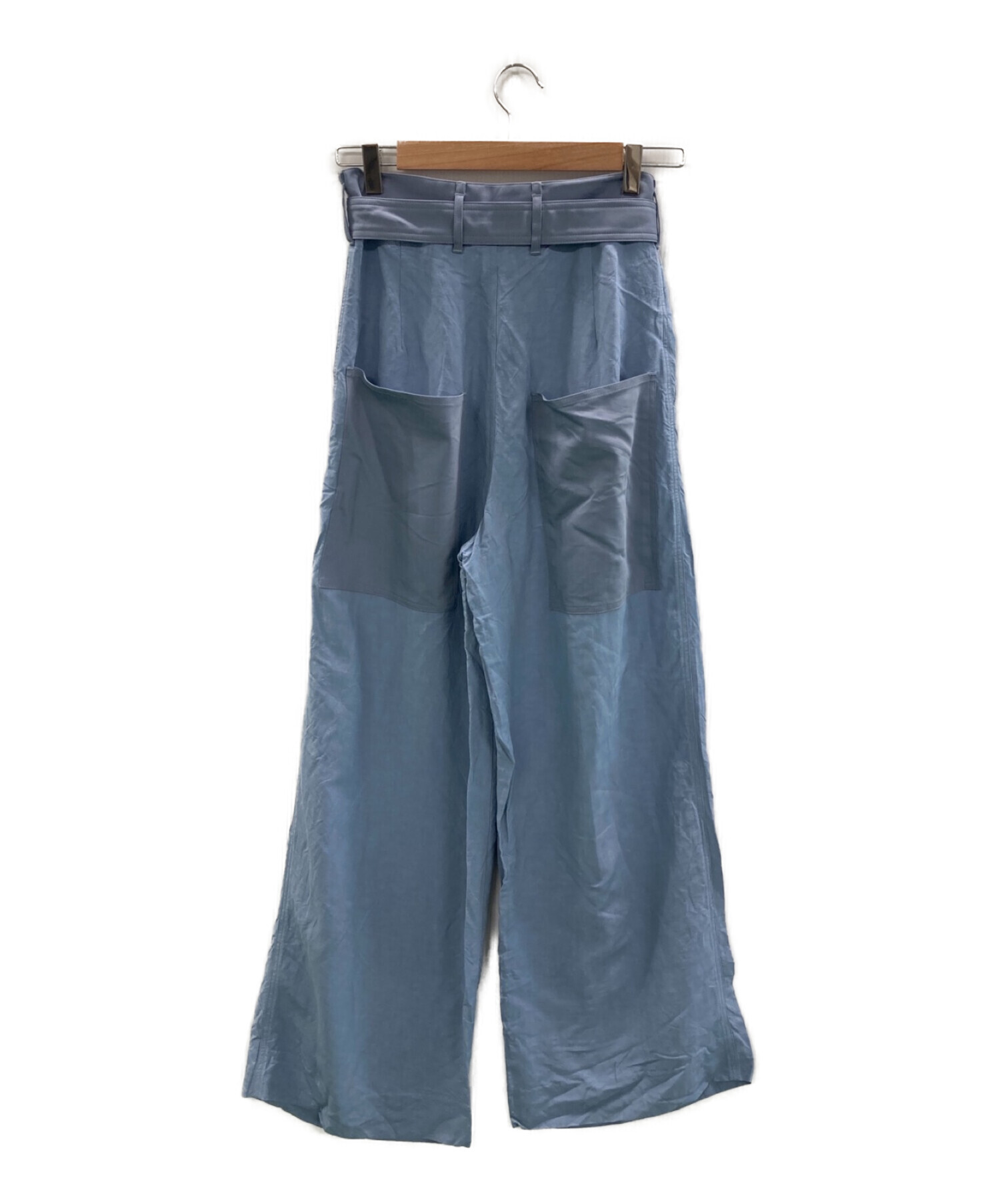 KALLMEYER (カルメイヤー) Deep Pocket Wide Leg Pant ライトブルー サイズ:2
