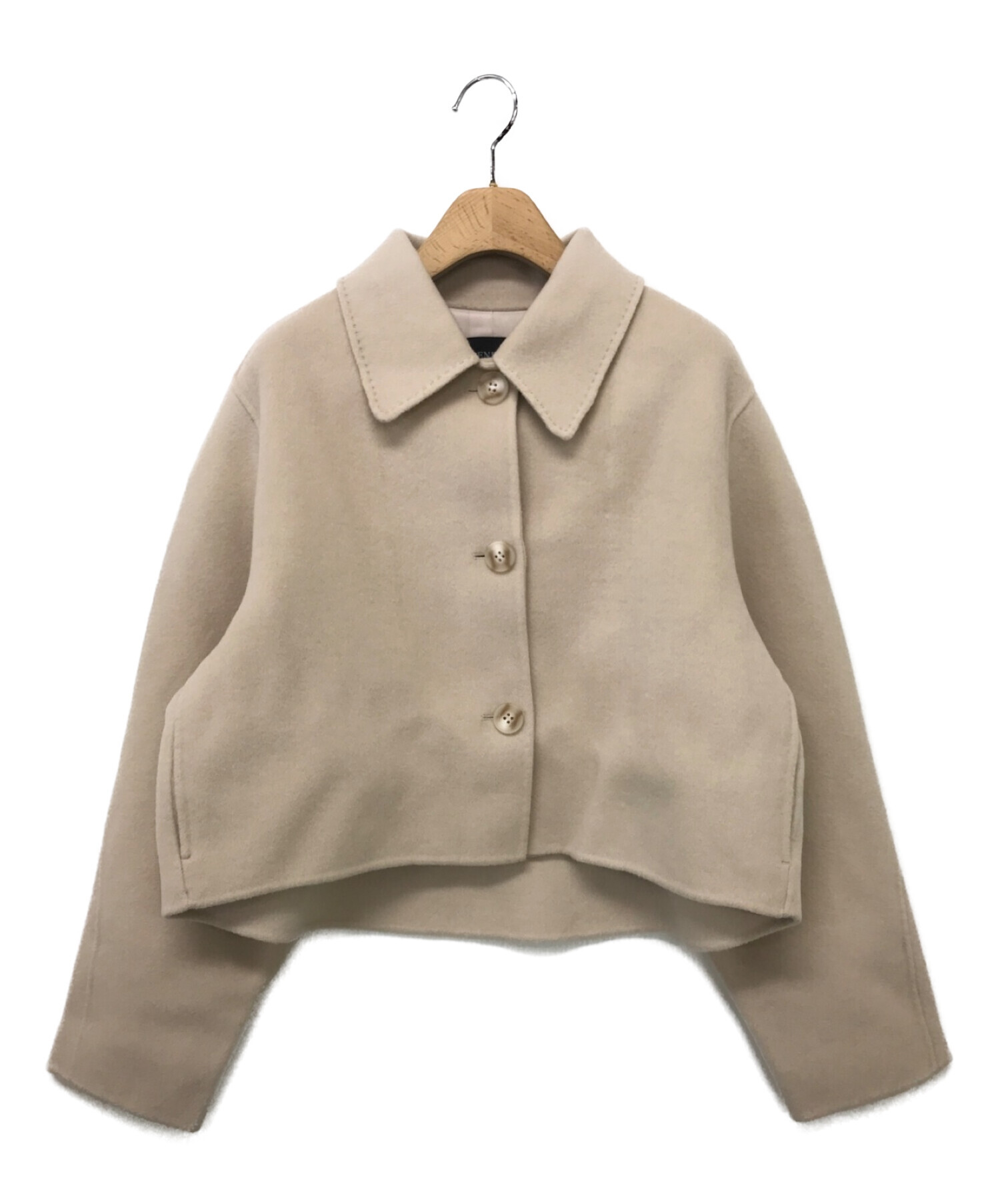 ENEU (エヌー) handmade short coat アイボリー サイズ:F 未使用品