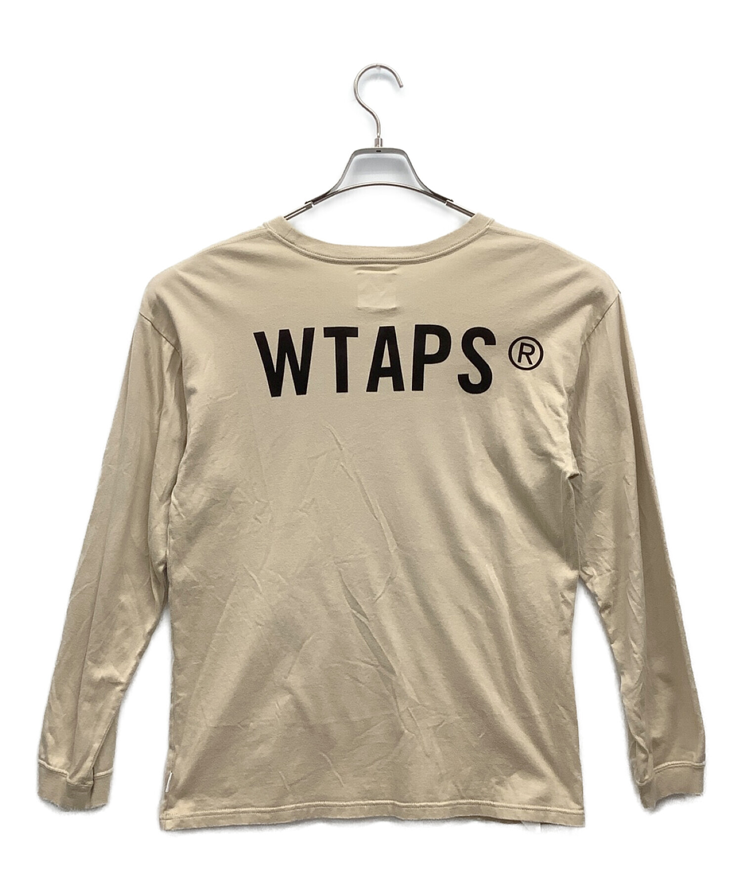 中古・古着通販】WTAPS (ダブルタップス) 長袖Tシャツ ベージュ サイズ