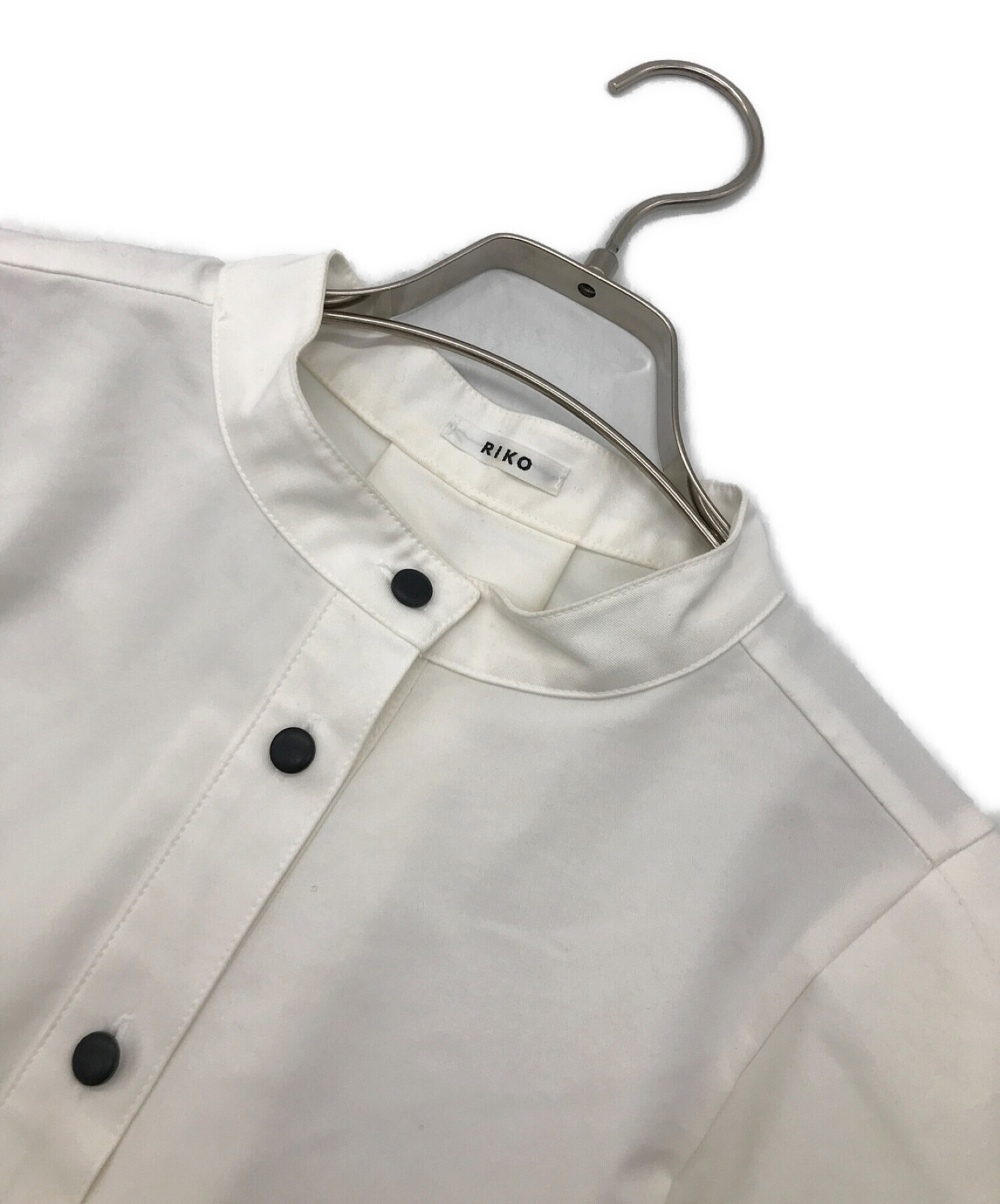 RIKO (リコ) Lantern sleeve jacket shirt/ランタンスリーブジャケットシャツ ホワイト サイズ:FREE